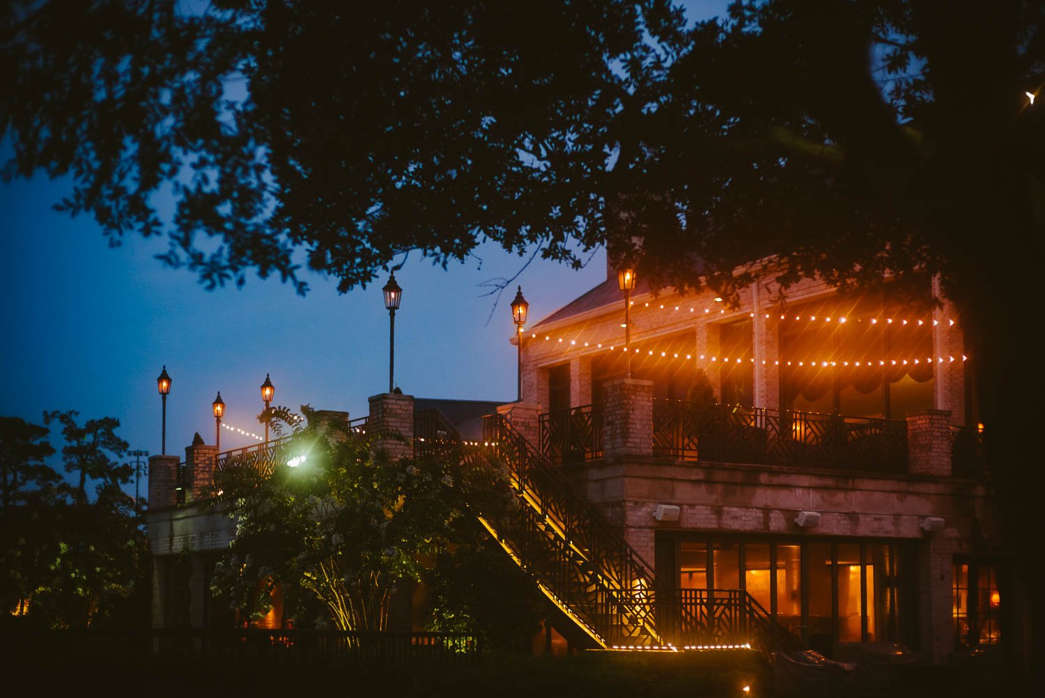 Photographed at dusk on a wet humid spring evening River Oaks Country Club-Leica photographer-Philip Thomas Photography