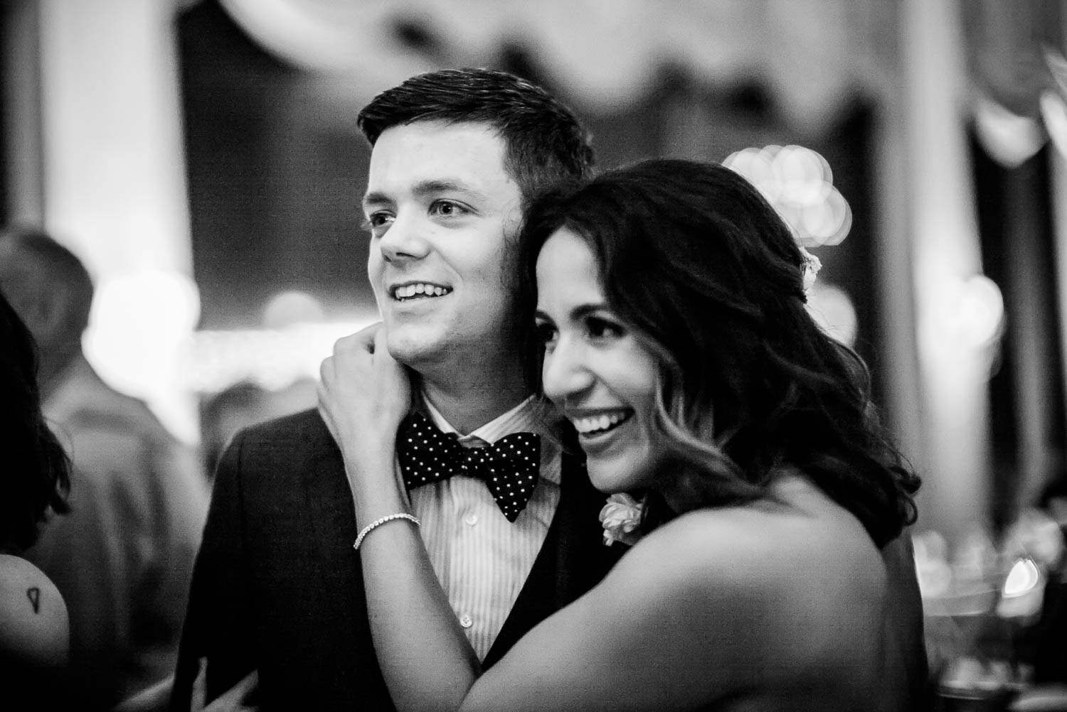 Close up of couple enjoying the moment on reception floor at River Oaks Country Club-Leica photographer-Philip Thomas Photography