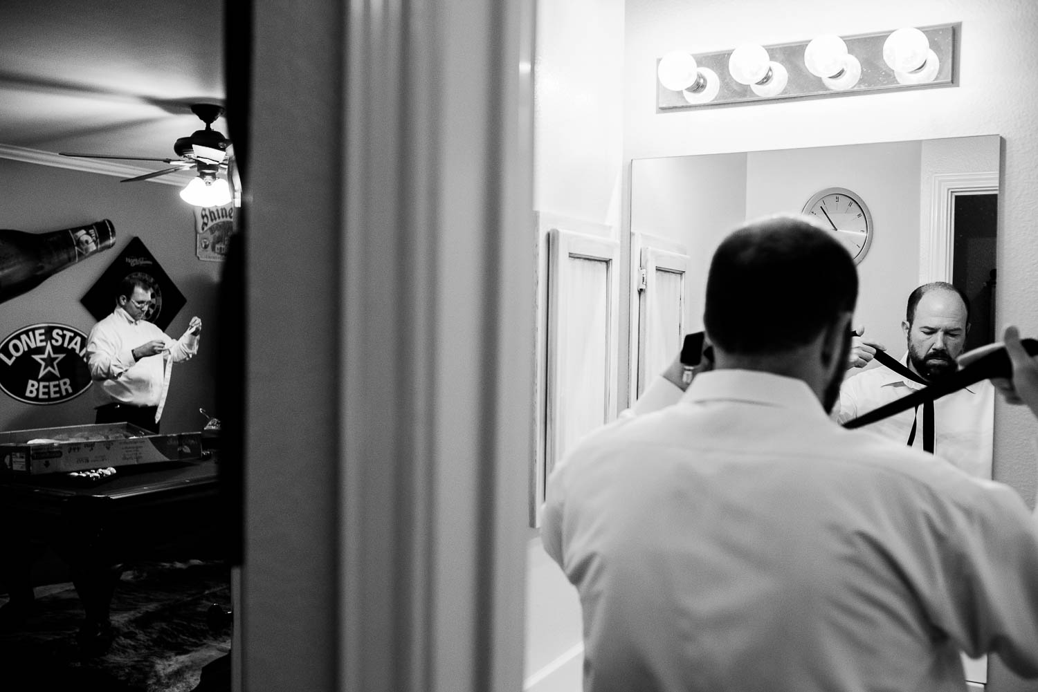 Kevin the groom gets ready