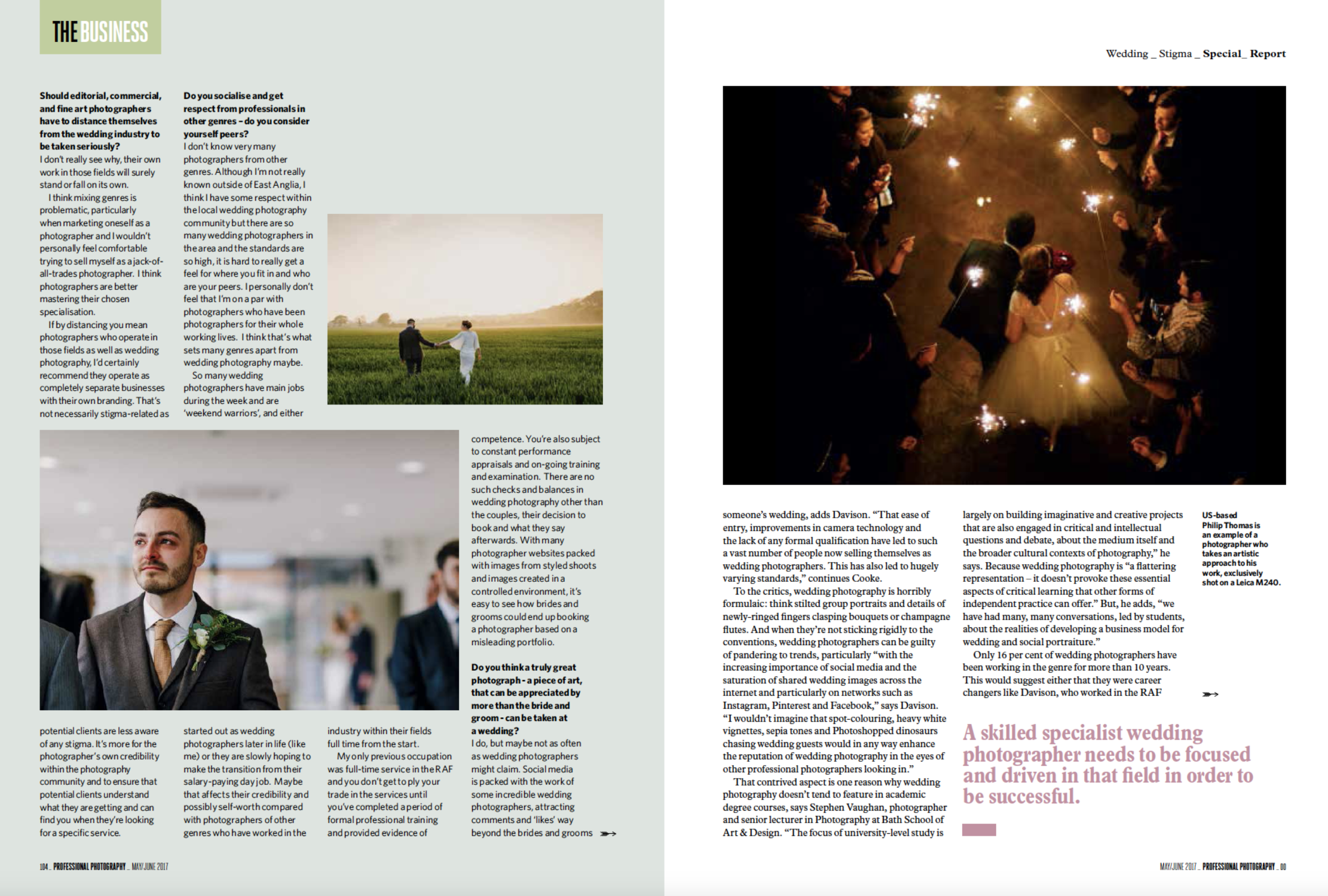 Do wedding photographers deserve our respect? Page 2 of 4 courtesy of Professional Photography Magazine