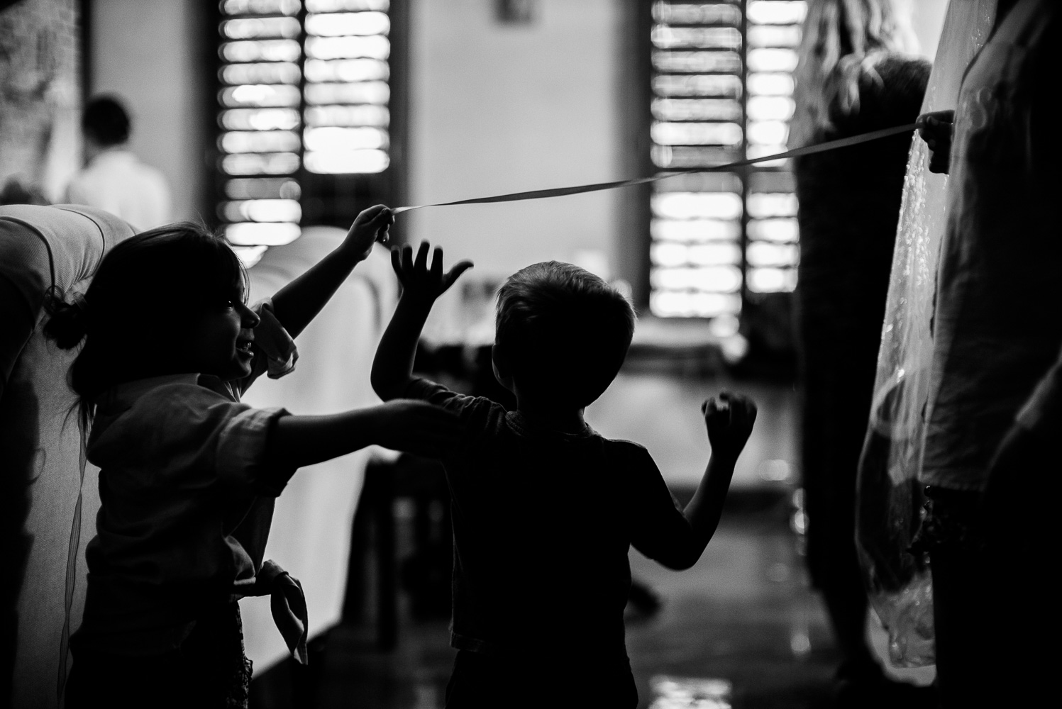 Kids playing at Chandelier of Gruene-01