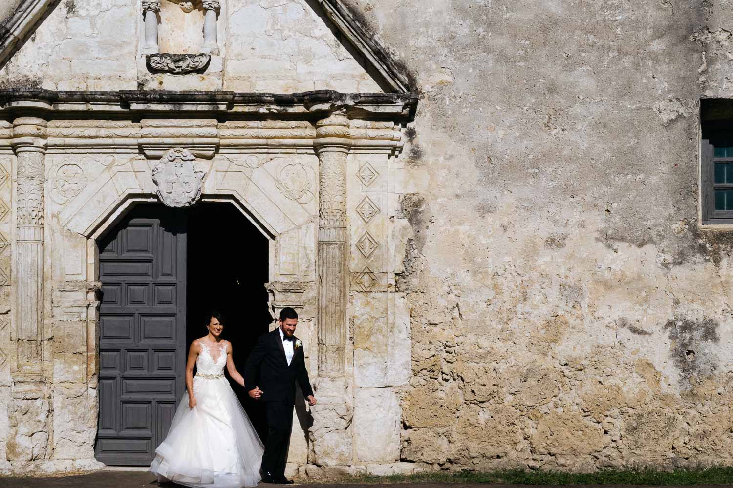 Wedded couple depart Located at 807 Mission Road, Concepción is the best preserved of the Texas missions.