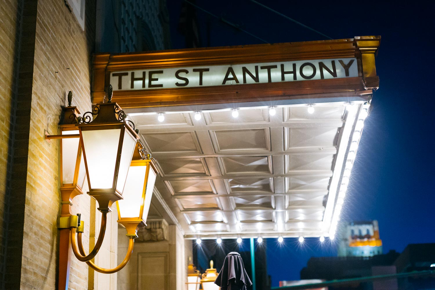 The St. Anthony Hotel is a historic 10-story hotel in downtown San Antonio, Texas, in the United States. Built in 1909, it was considered one of the most luxurious hotels in America and hosted a wide range of movie stars, royalty, and other famous guests.