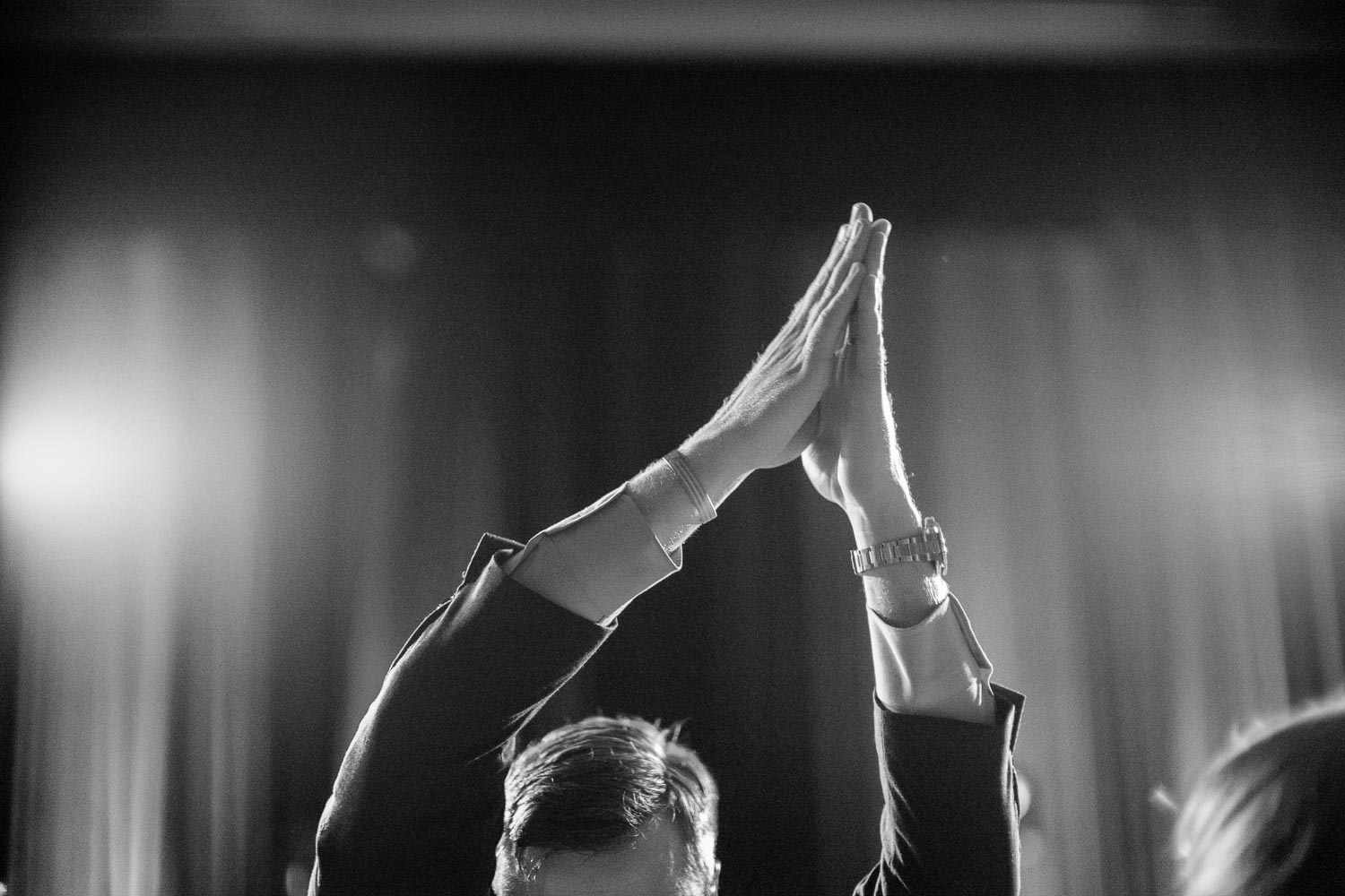 Hands in the air like you just don't care Wedding St Anthony Reception-Philip Thomas