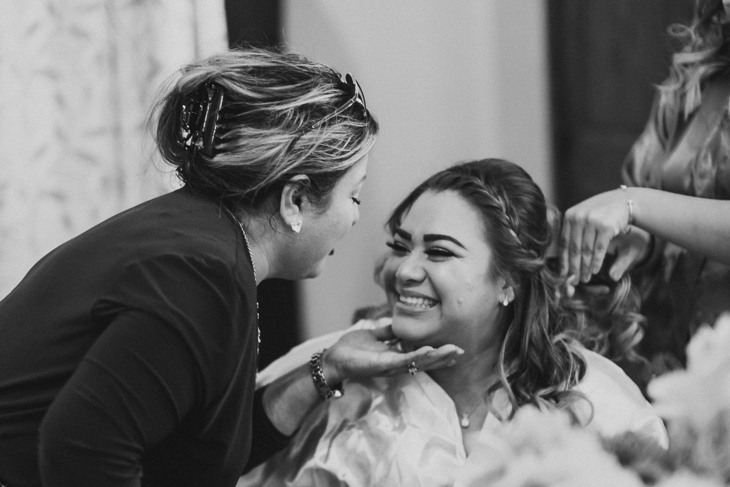 A touching moment between bride and her aunt at The Springs Event Venue Wedding Photos-Philip Thomas