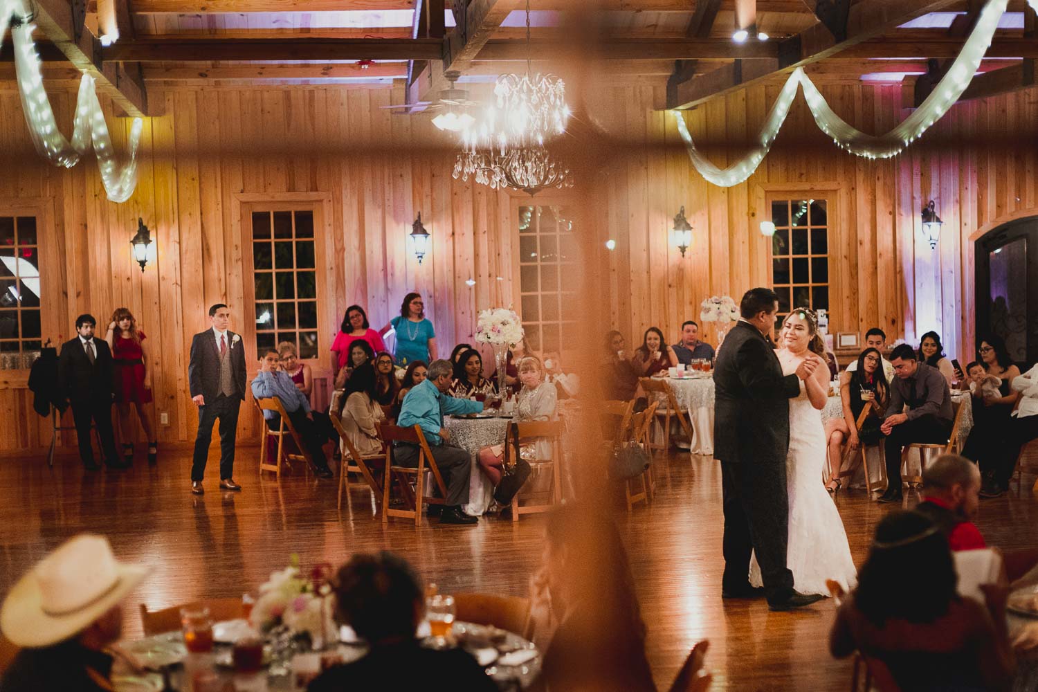 Father and daughters first dance at The Springs Event Venue Wedding Photos-Philip Thomas