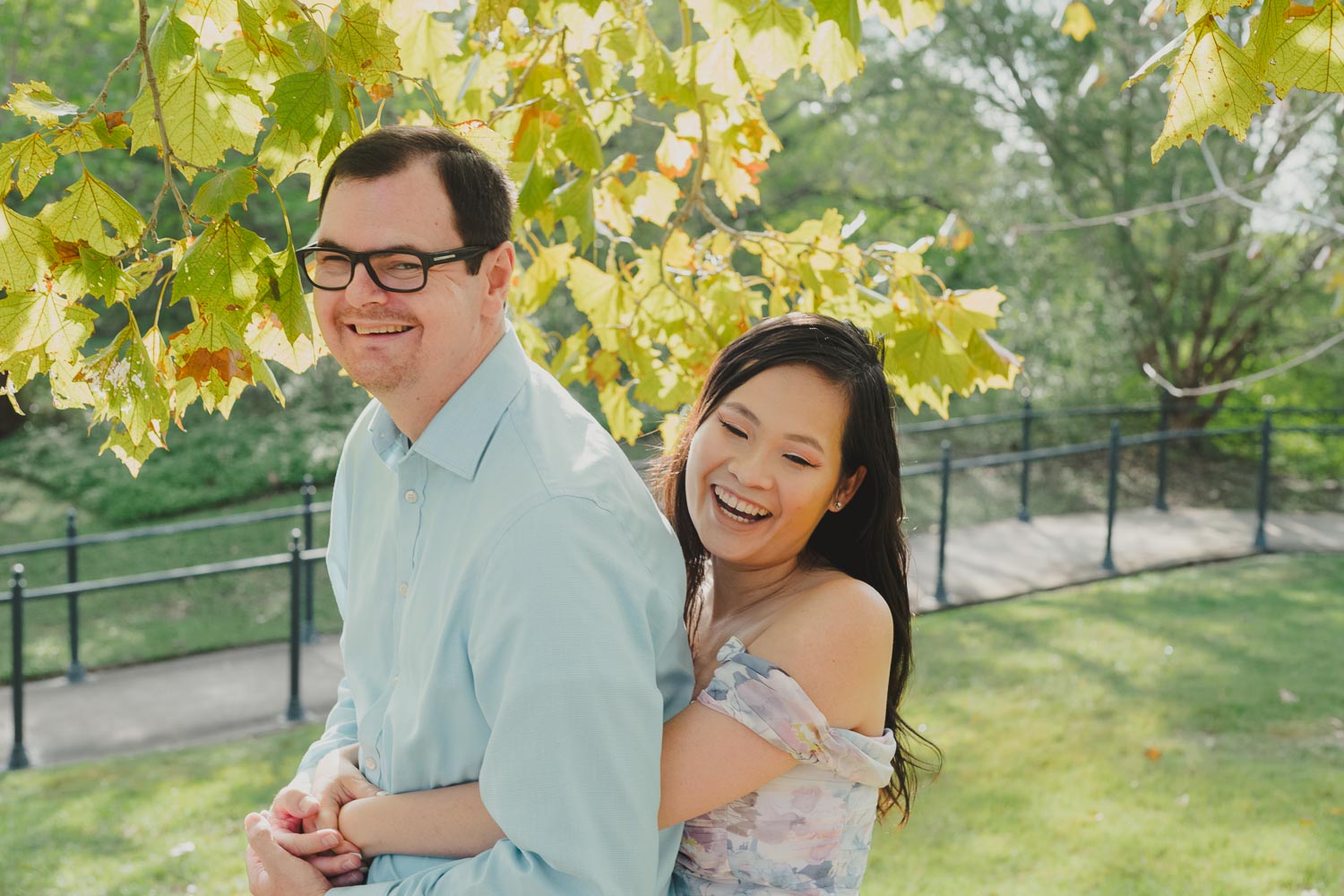 San Antonio Botanical Gardens Engagement Photos