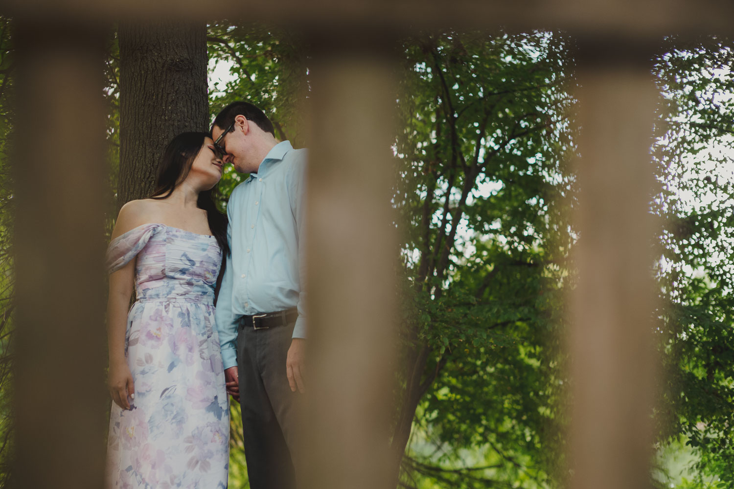 San Antonio Botanical Gardens Engagement Photos