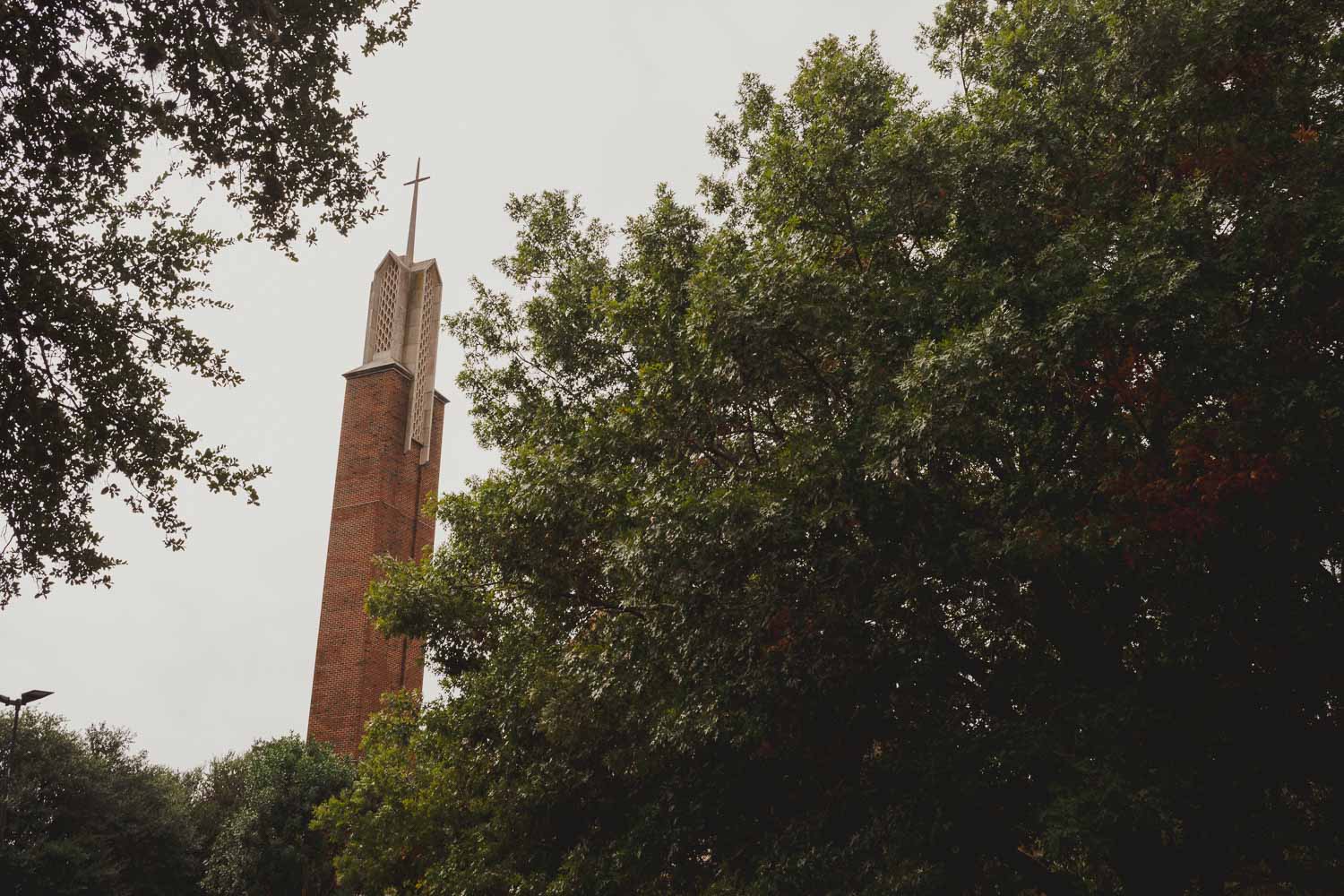 The tower of Immaculate Conception Chapel at Oblate School of Theology -Philip Thomas