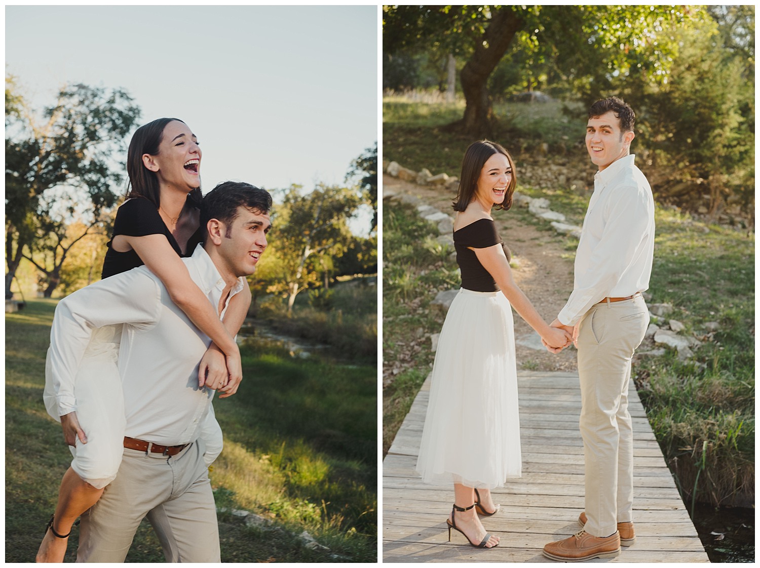 Jennifer and Eric's Hill Country engagement shoot in Hunt, Texas