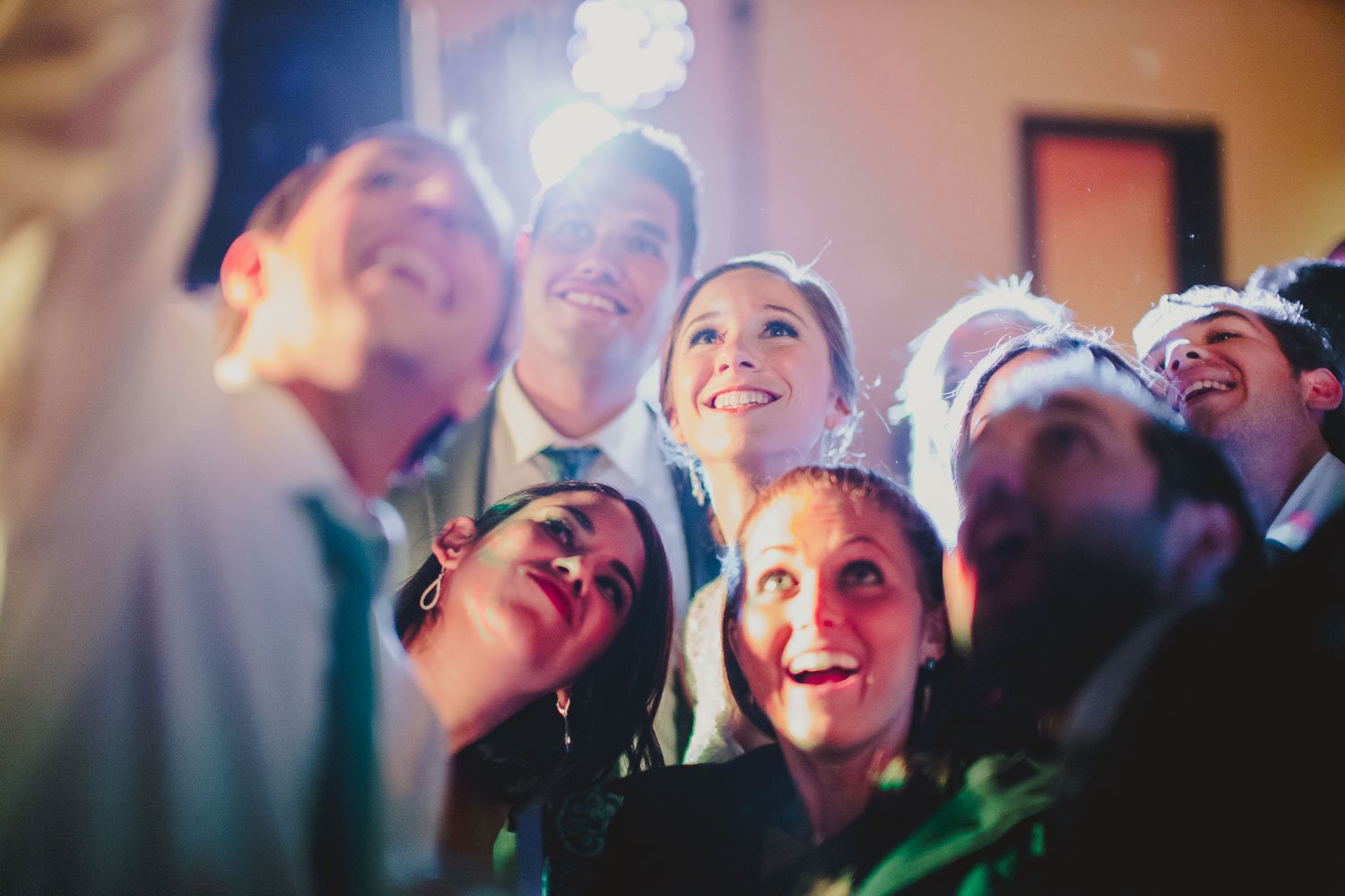 Gusts and the bride take selfies at Paniolo Ranch Wedding Reception-Philip Thomas