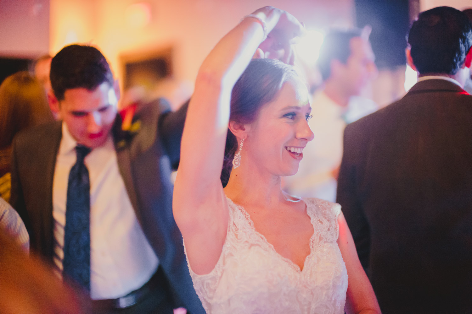 Matthew the groom twirls his bride at Paniolo Ranch Wedding Reception-Philip Thomas