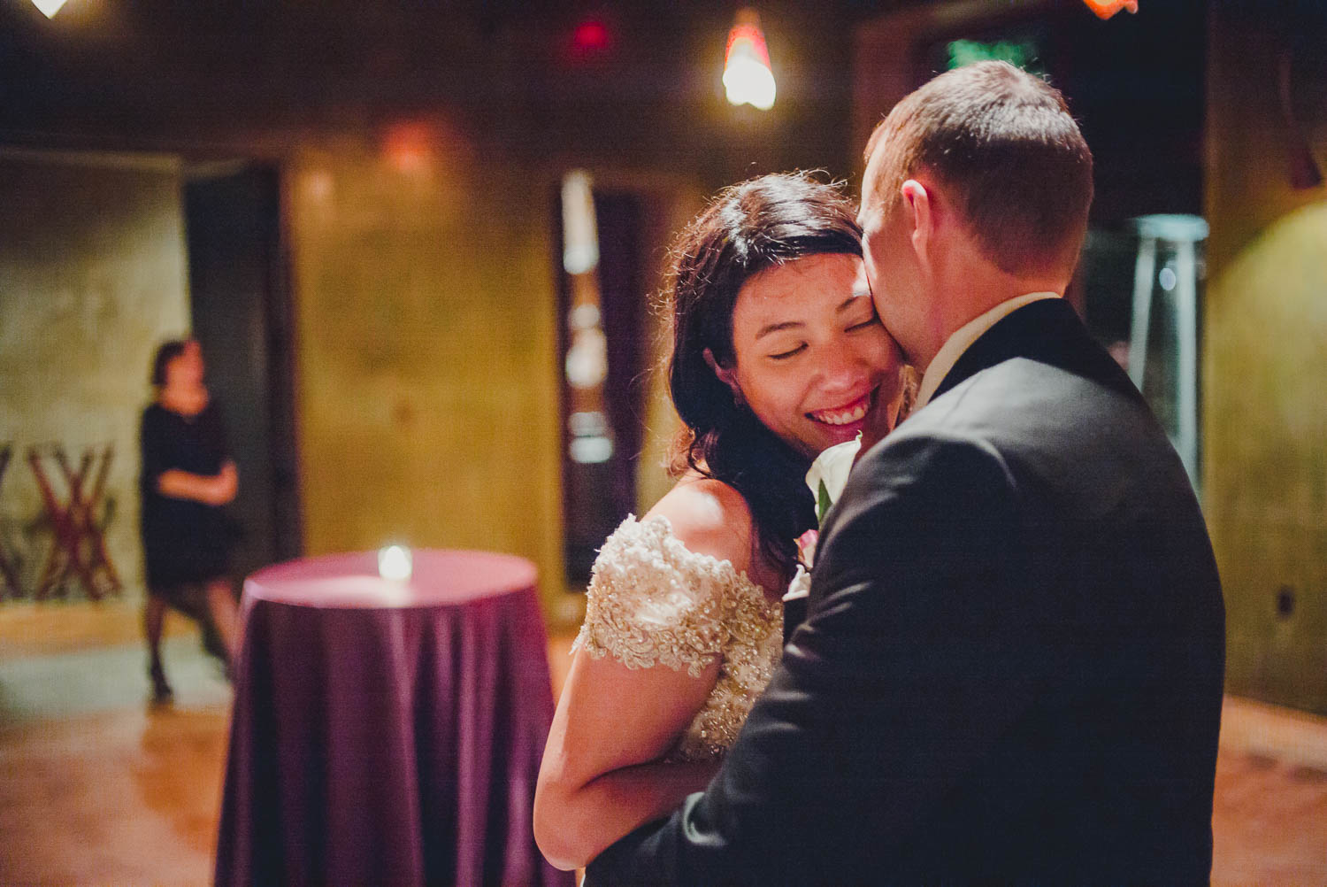 First dance Alex and Melody wedding couple at Paesanos 1604 Wedding Reception-Philip Thomas