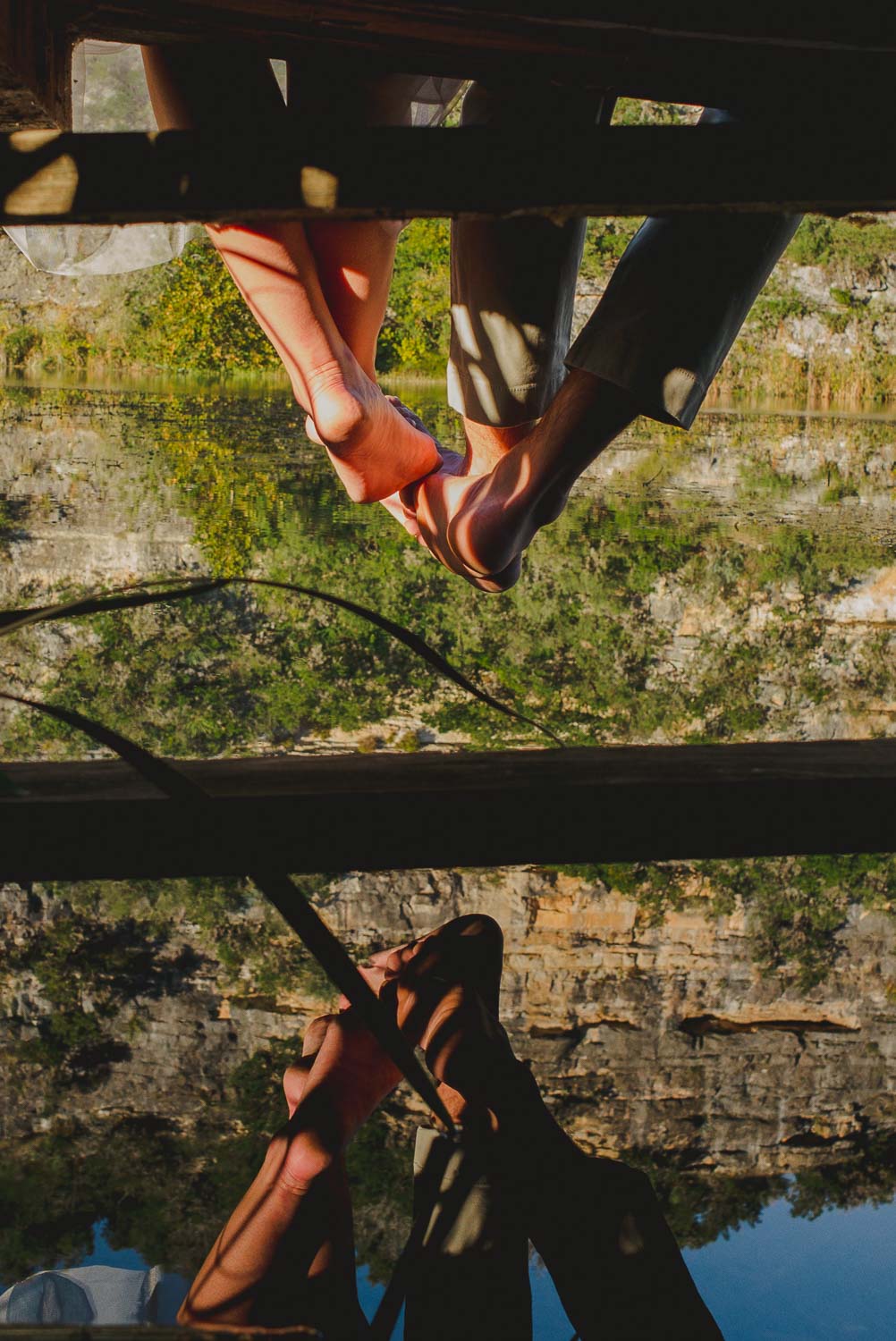 Jennifer and Eric's Hill Country engagement shoot in Hunt, Texas