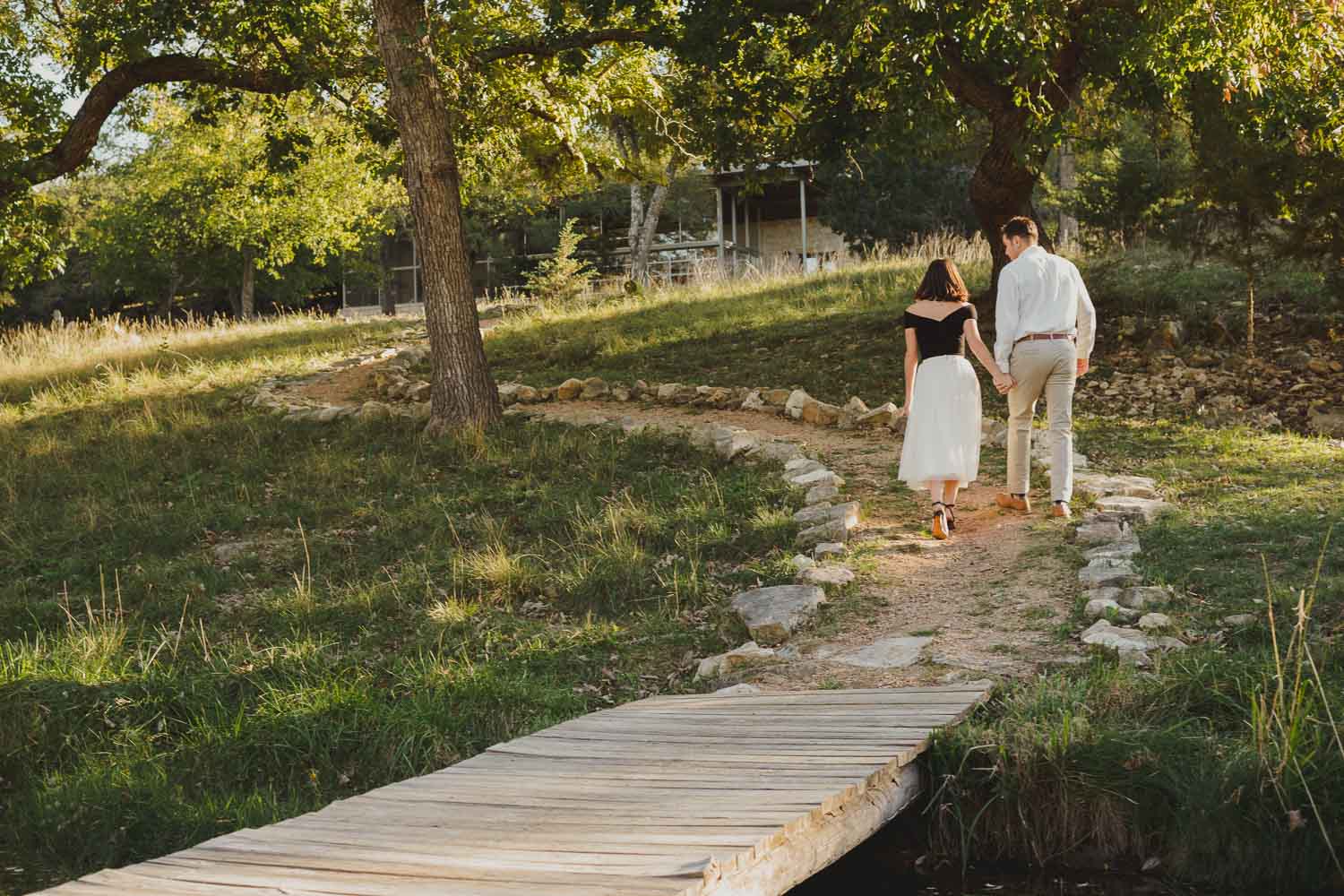 Jennifer and Eric's Hill Country engagement shoot in Hunt, Texas
