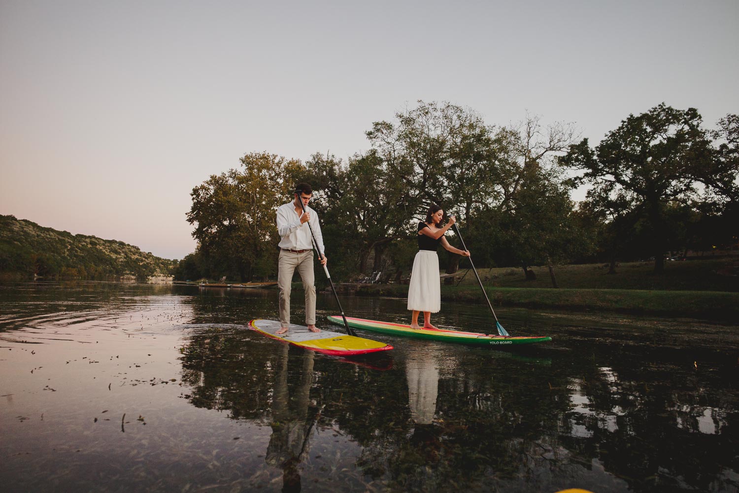 Jennifer and Eric's Hill Country engagement shoot in Hunt, Texas