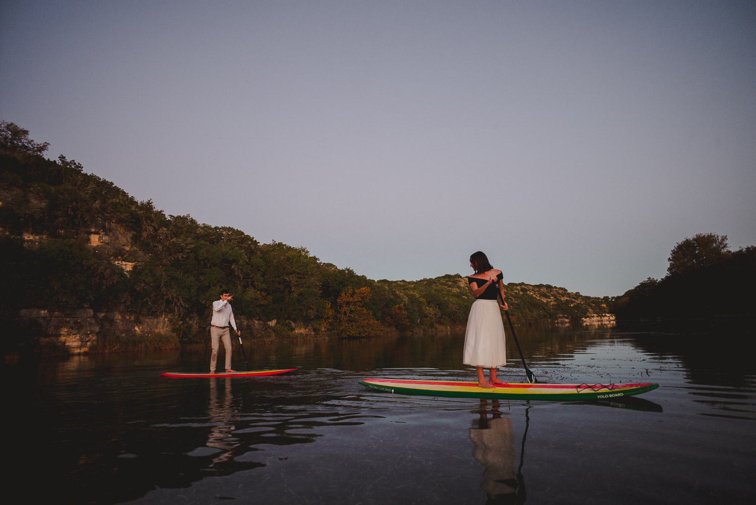 Jennifer and Eric's Hill Country engagement shoot in Hunt, Texas