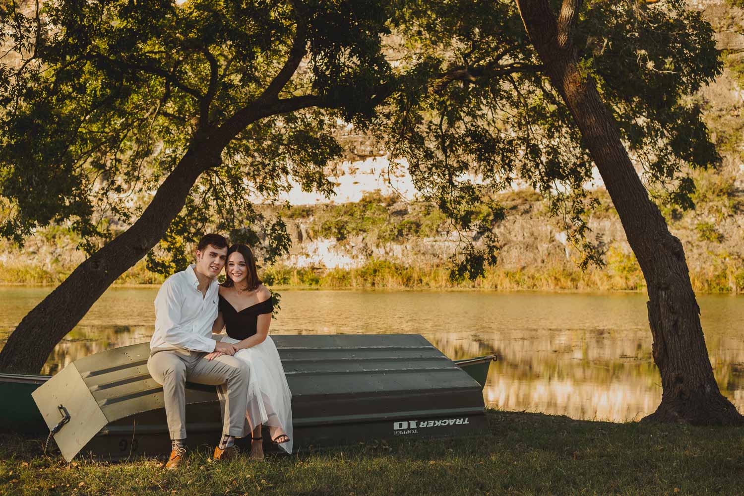 Jennifer and Eric's Hill Country engagement shoot in Hunt, Texas