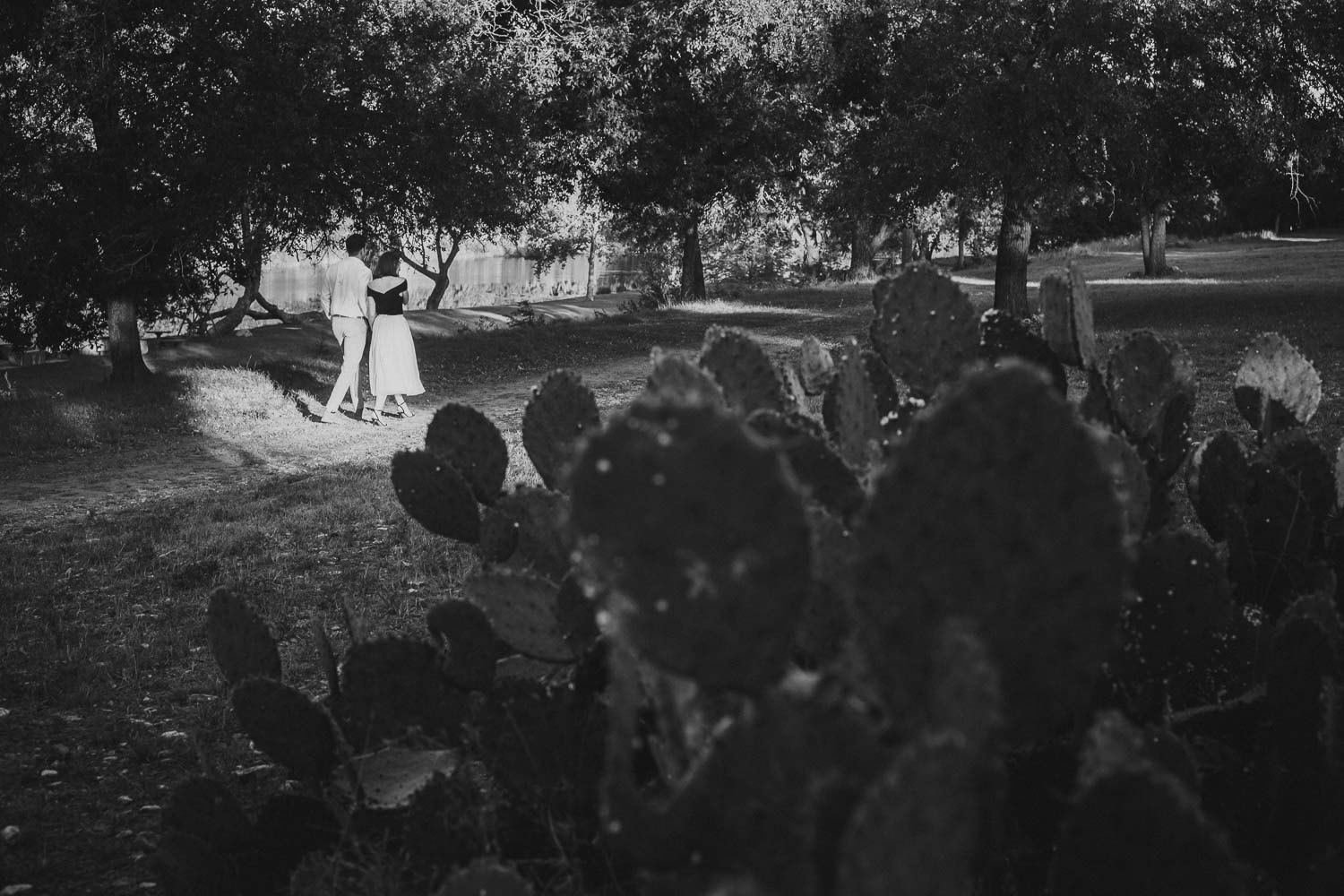 Jennifer and Eric's Hill Country engagement shoot in Hunt, Texas