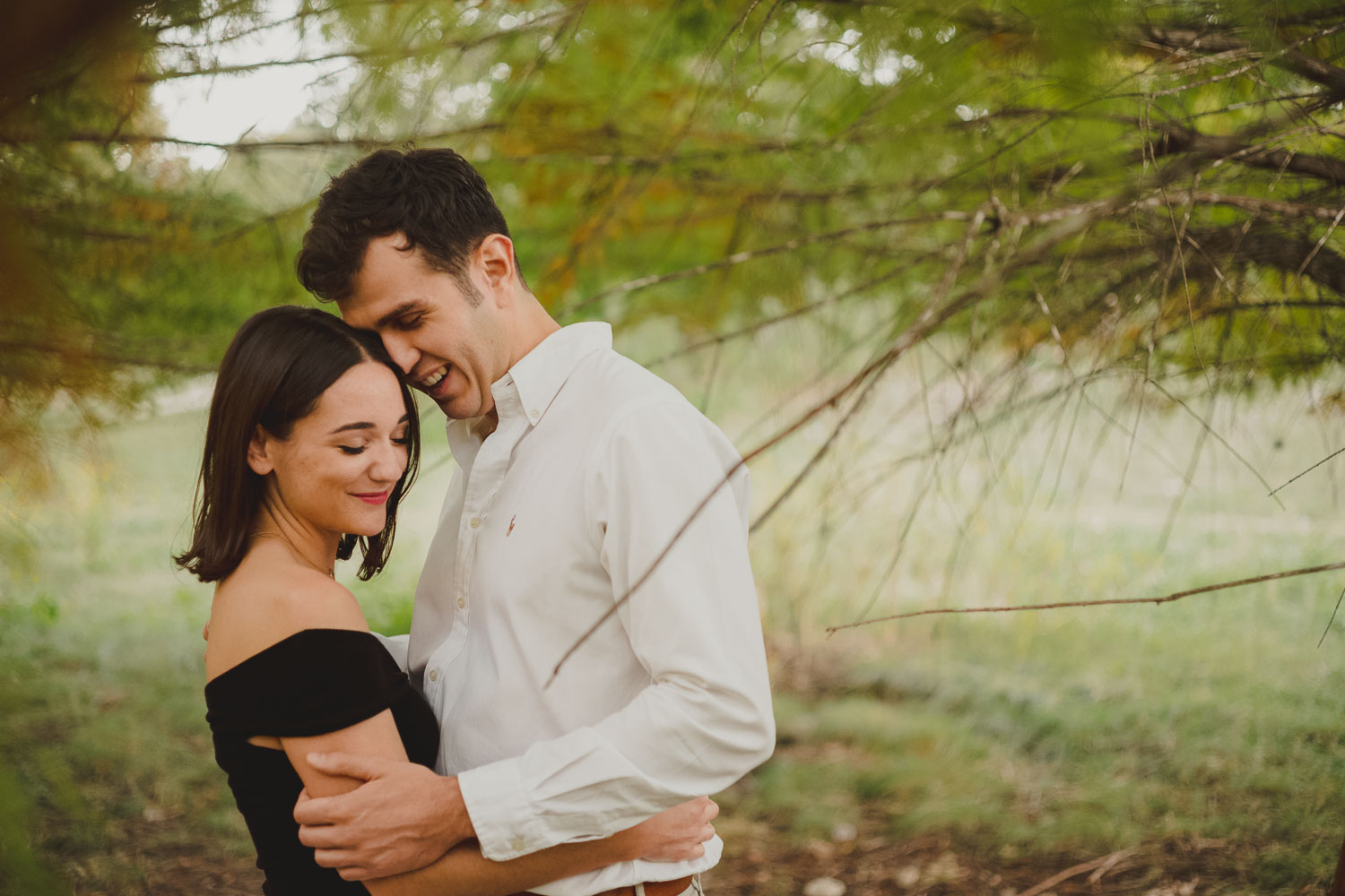 Jennifer and Eric's Hill Country engagement shoot in Hunt, Texas
