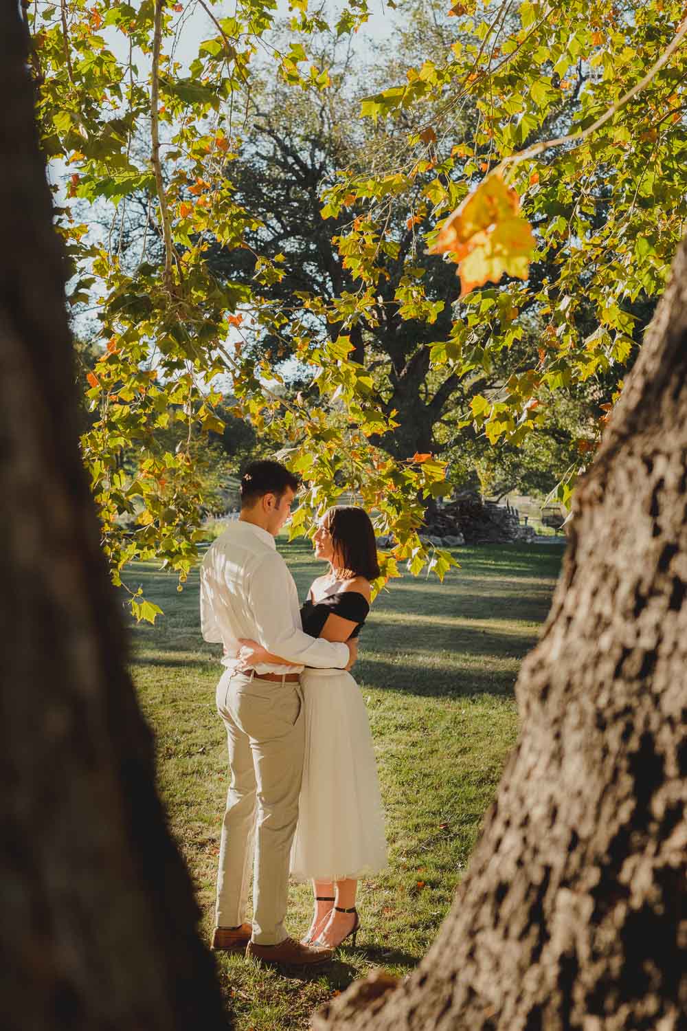 Jennifer and Eric's Hill Country engagement shoot in Hunt, Texas