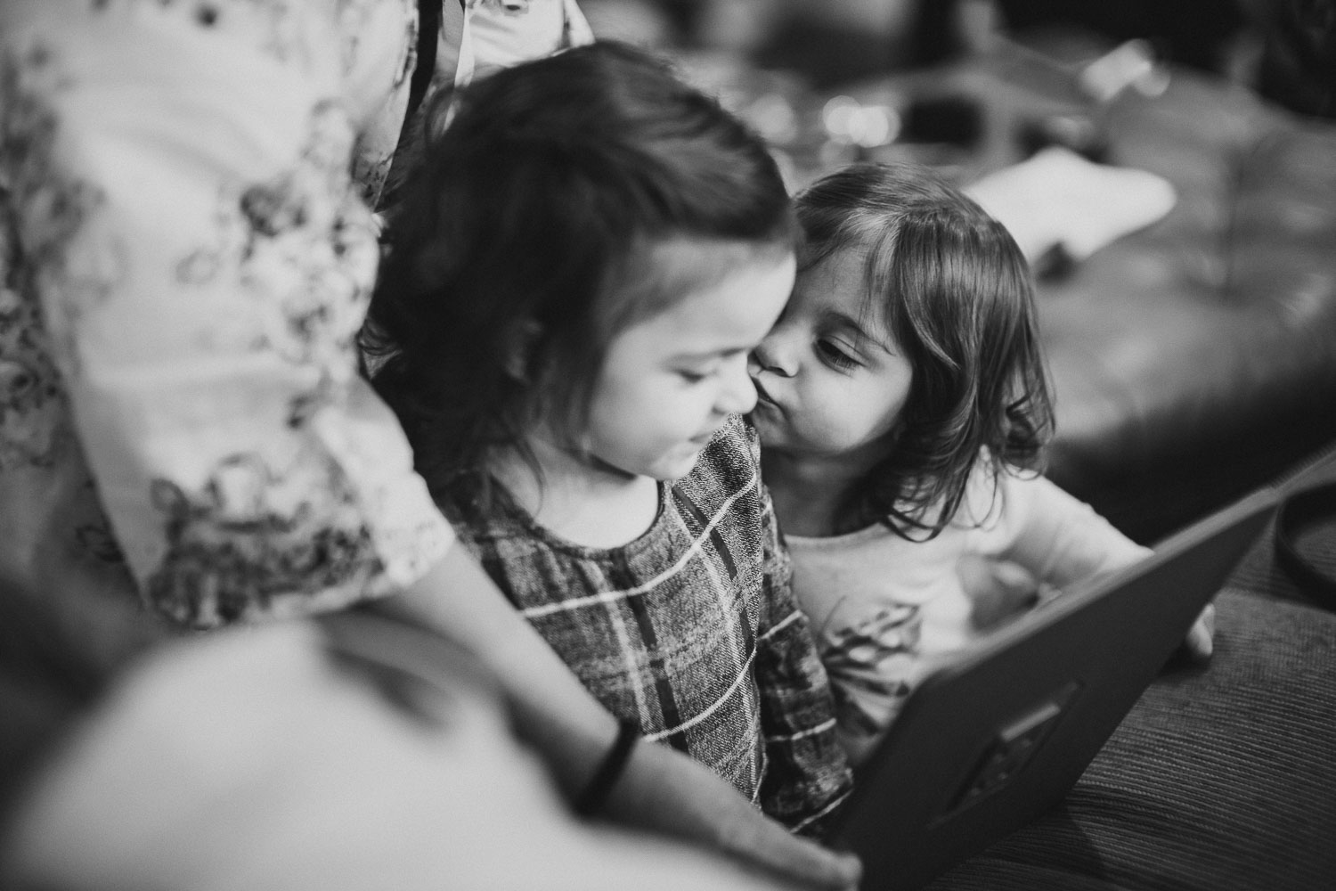 Flower girl kisses flower girls RUSTIC BARN WEDDING at VISTA WEST RANCH DRIPPING SPRINGS _ BRANDI + AJ-18