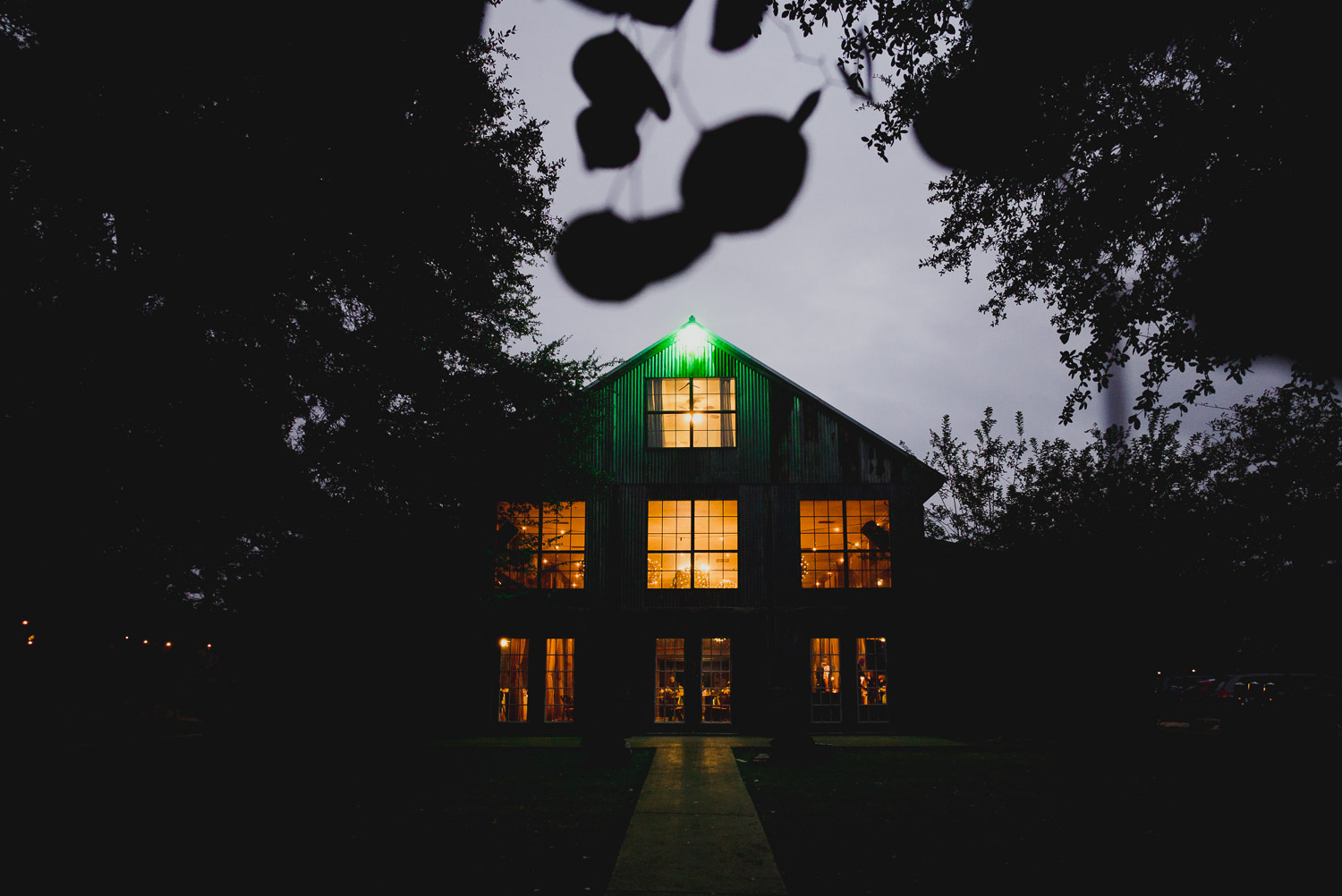 Dusk photo of RUSTIC BARN WEDDING at VISTA WEST RANCH DRIPPING SPRINGS _ BRANDI + AJ-52