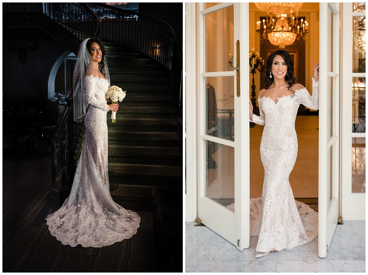 St. Anthony Hotel Bridal Portraits Wedding - San Antonio TX _ Celina + Lorenzo -21