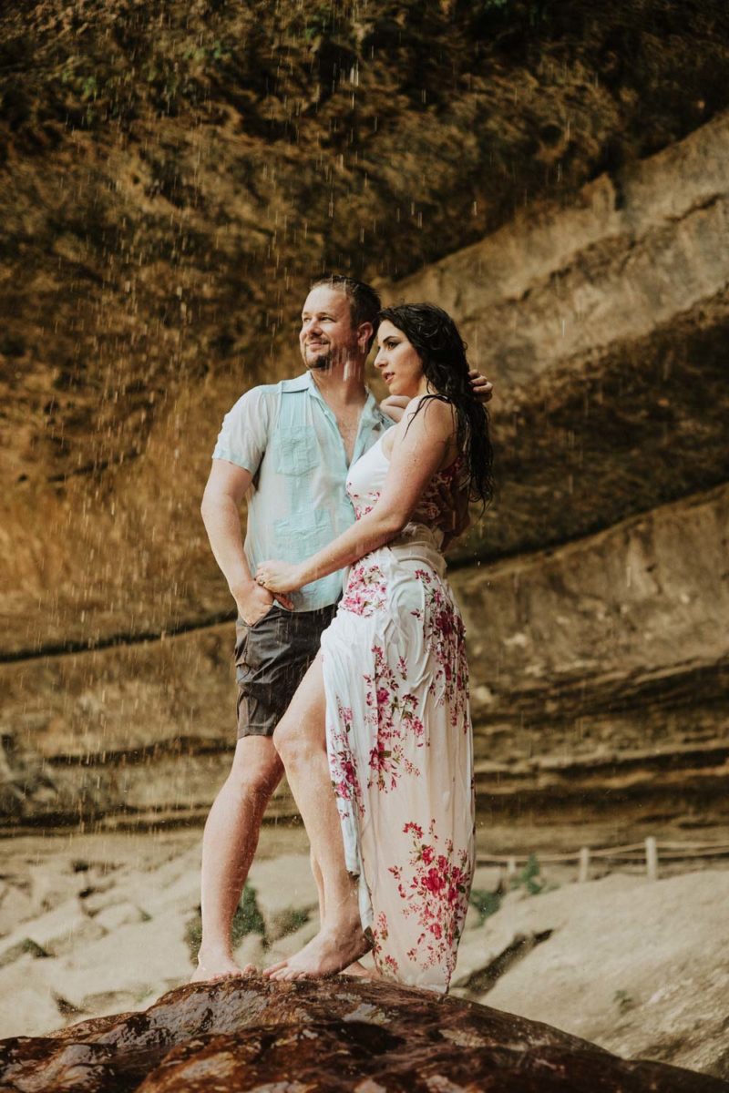 Hamilton Pool Preserve Austin Texas Engagement Session 5