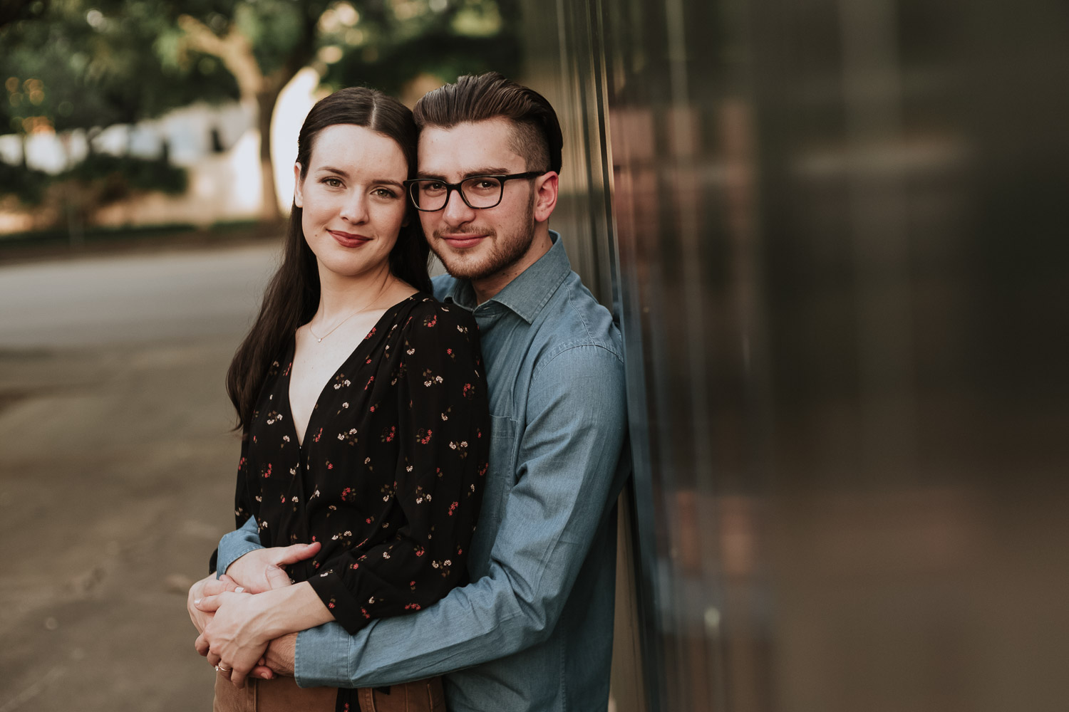 MFAH sculpture garden + Hermann Park Engagement _ Nadia + Evan-Wedding photographer-Philip Thomas-006