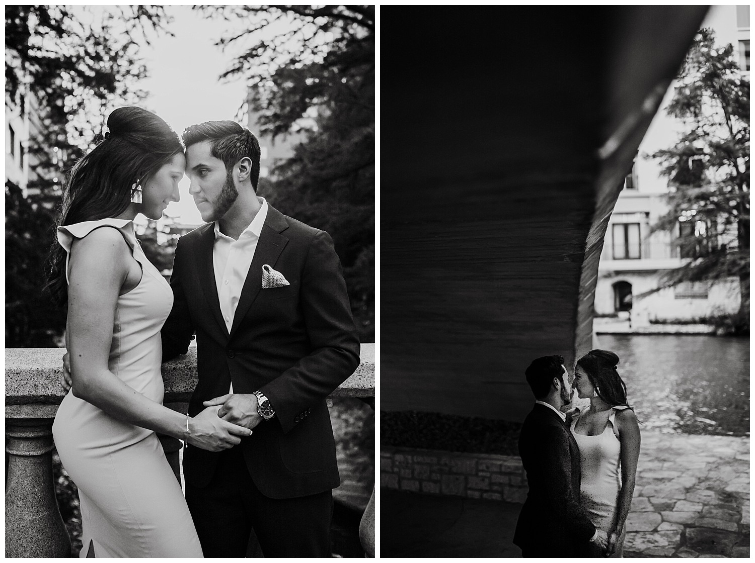 Westin Riverwalk downtown San Antonio engagement session _ Alanna + David-Philip Thomas-12