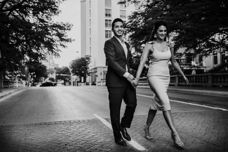 Westin Riverwalk downtown San Antonio engagement session | Alanna + David