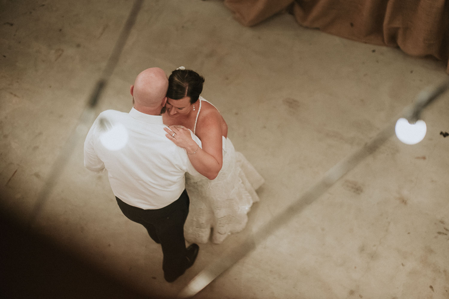 Couples first dance at a Bulverde Texas wedding