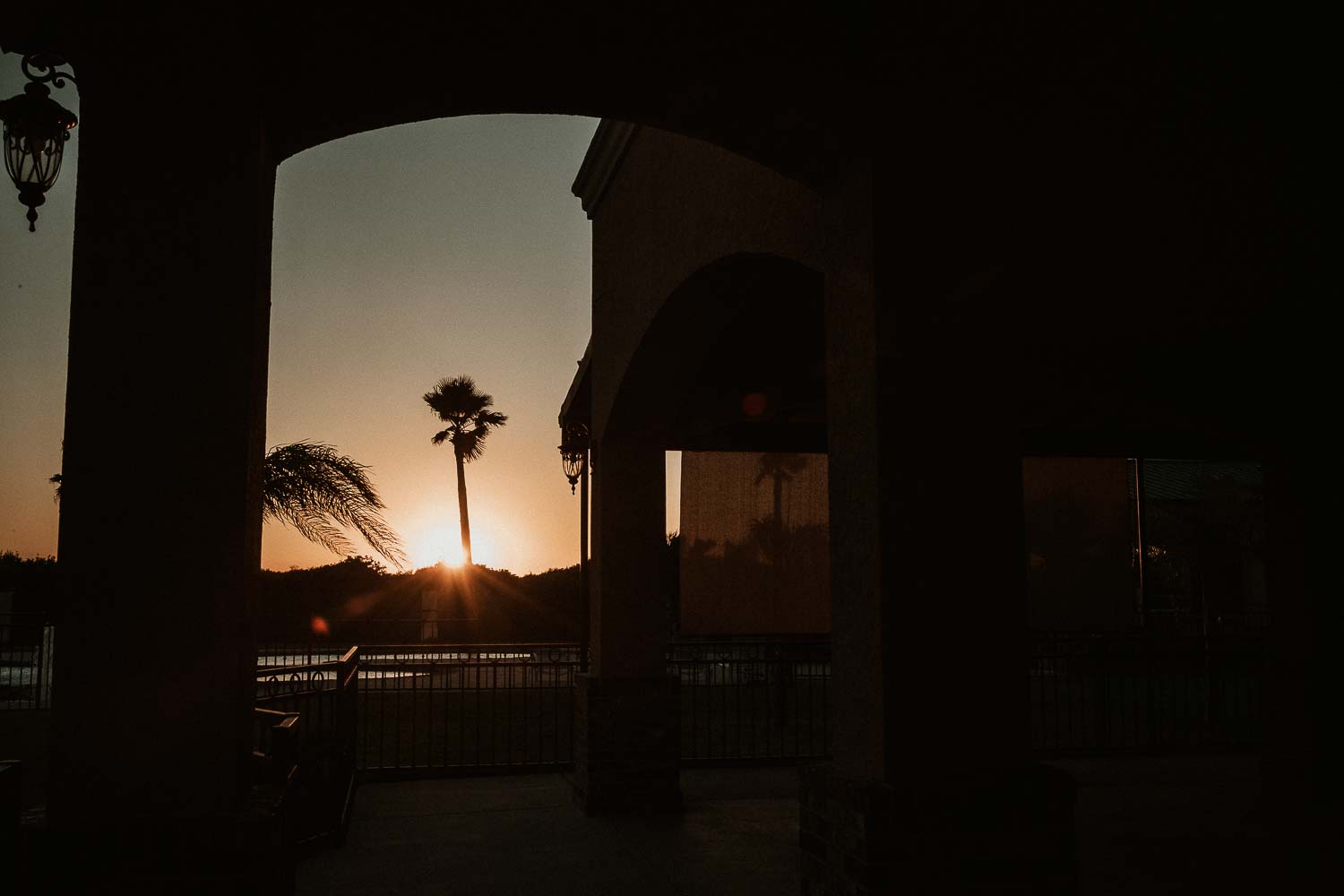 Sunset at Villa del Palmar, Texas