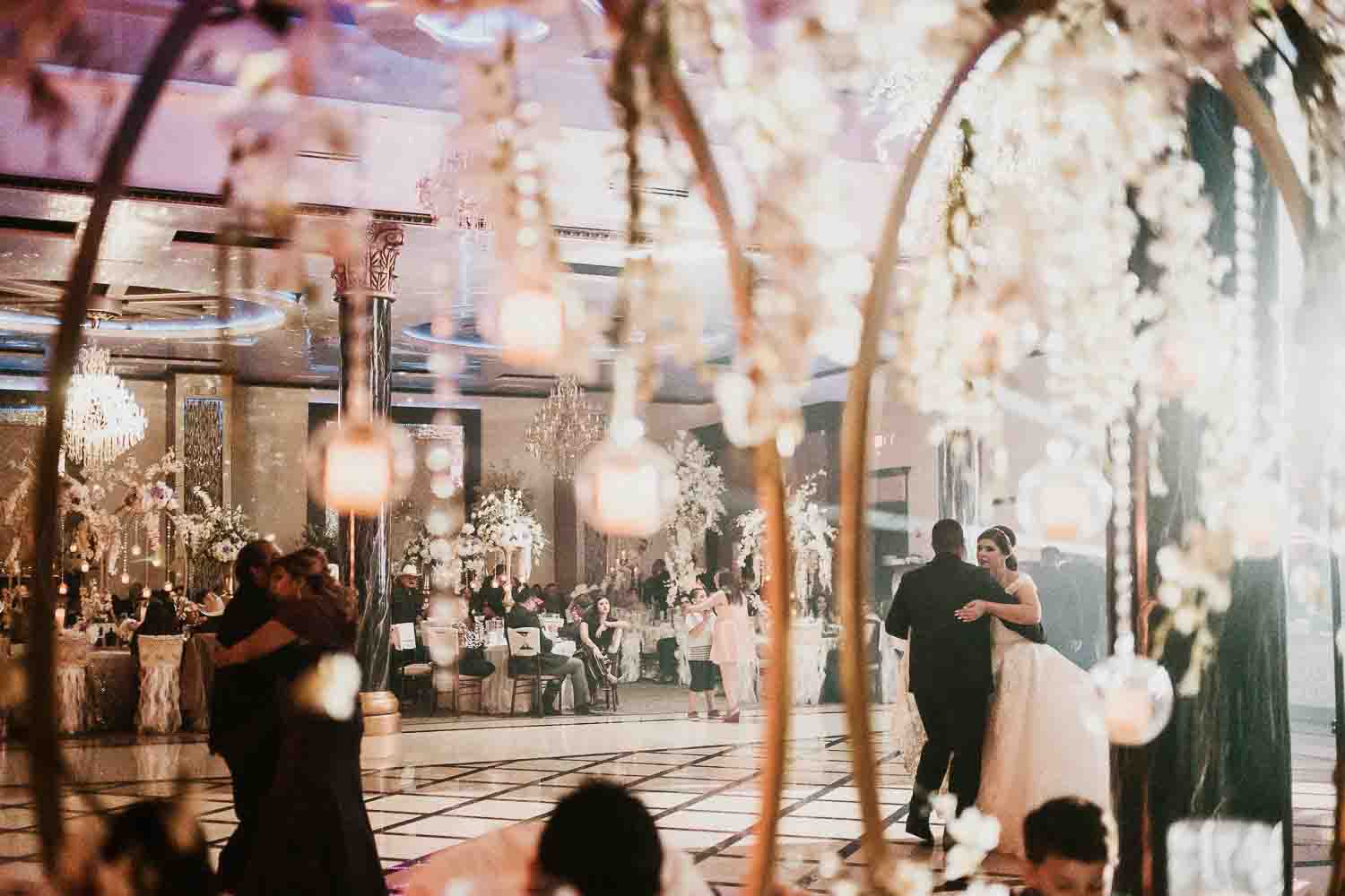 The couple Slow motion blur first dance Palazzio Event Center