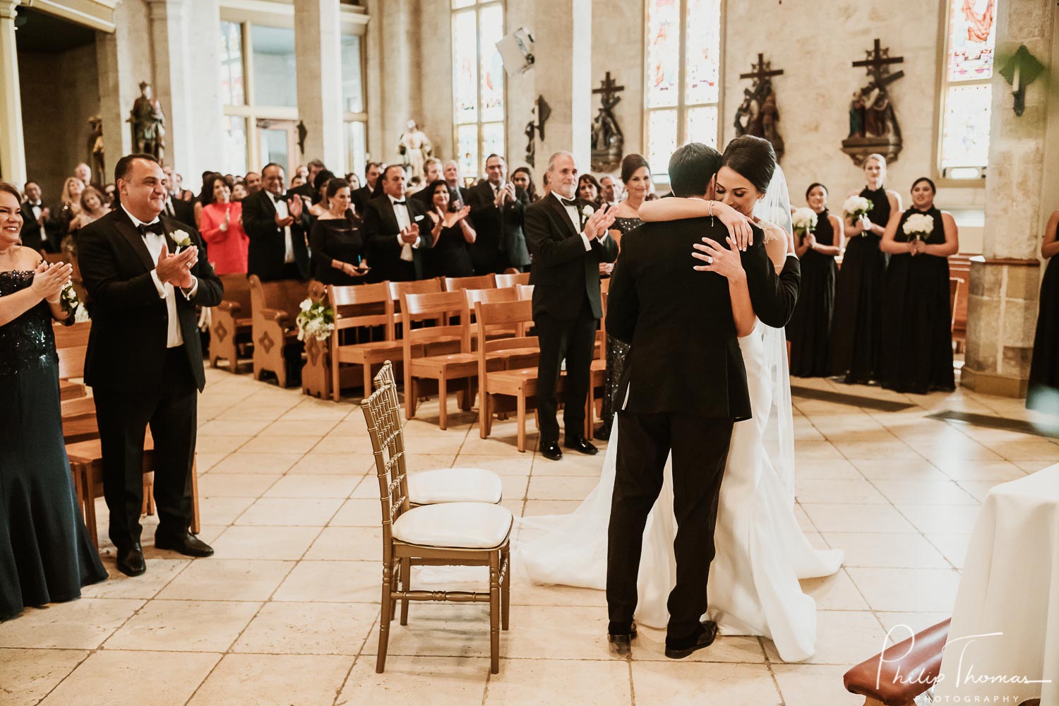 Alanna and David's gorgeous San Fernando Cathedral Wedding fall 2018