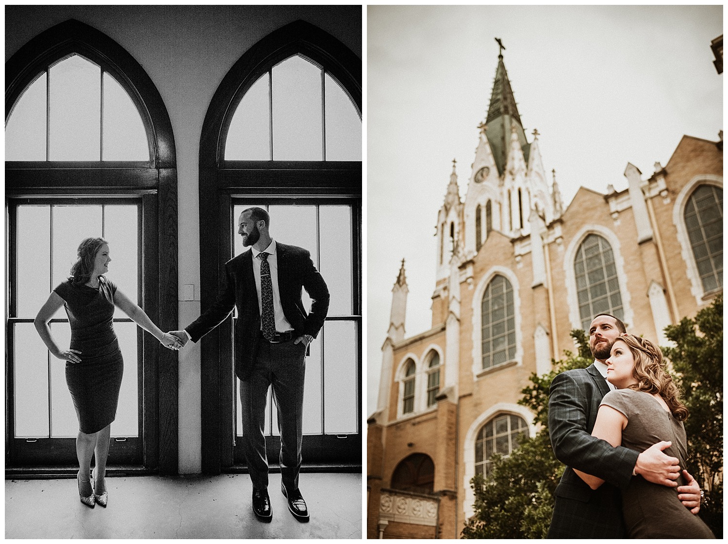 Sacred Heart Chapel San Antonio Engagement photos - Philip Thomas Photography