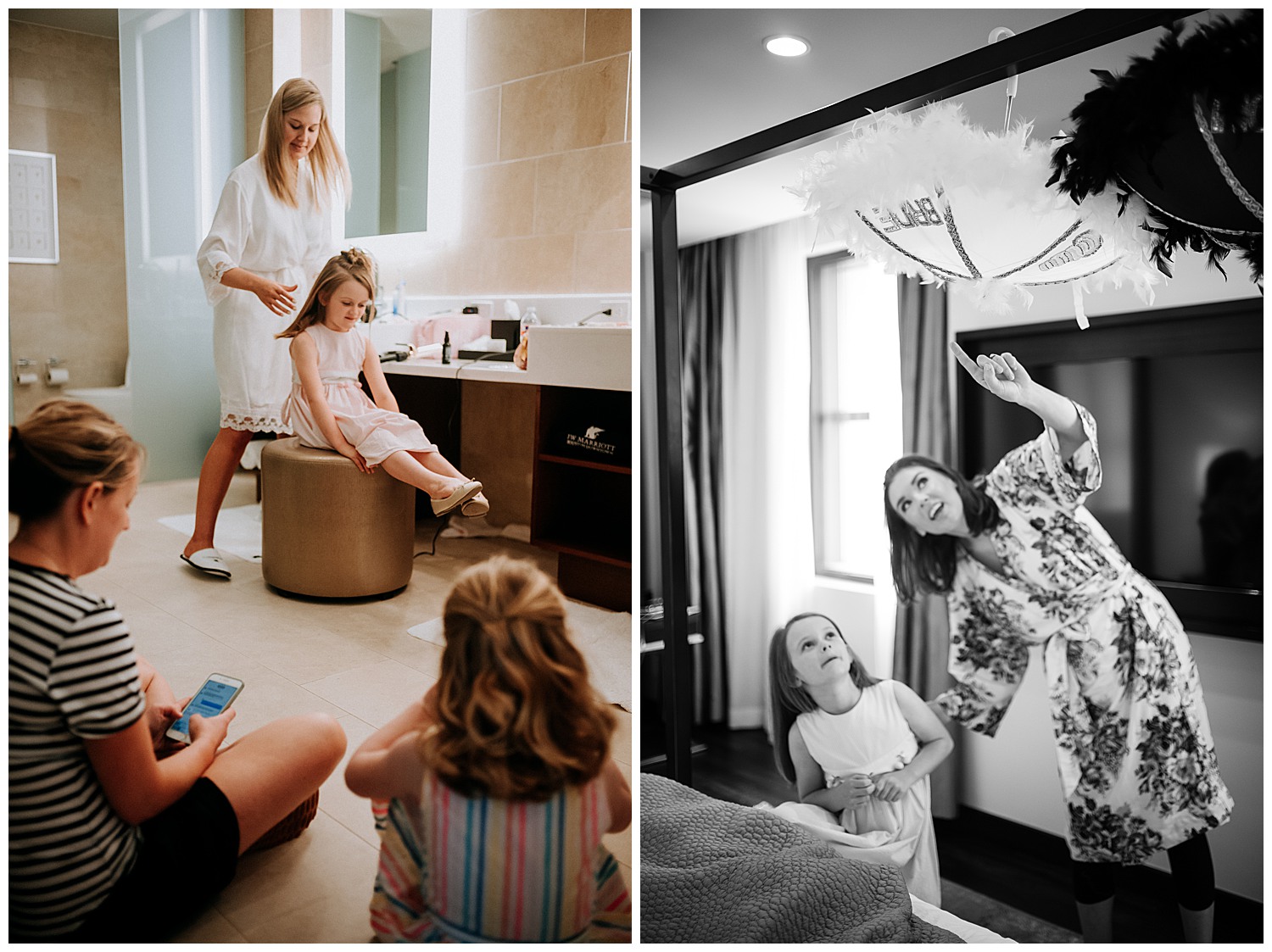 03-The JW Marriott Downtown Houston bride and groom get ready -Philip Thomas Photography