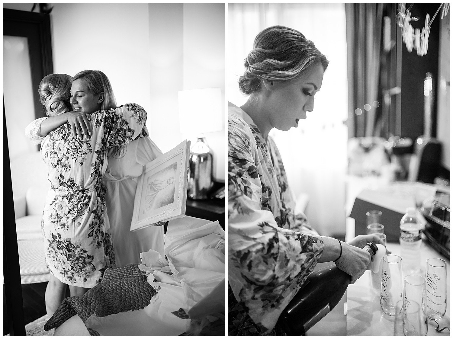 06-The JW Marriott Downtown Houston bride and groom get ready -Philip Thomas Photography