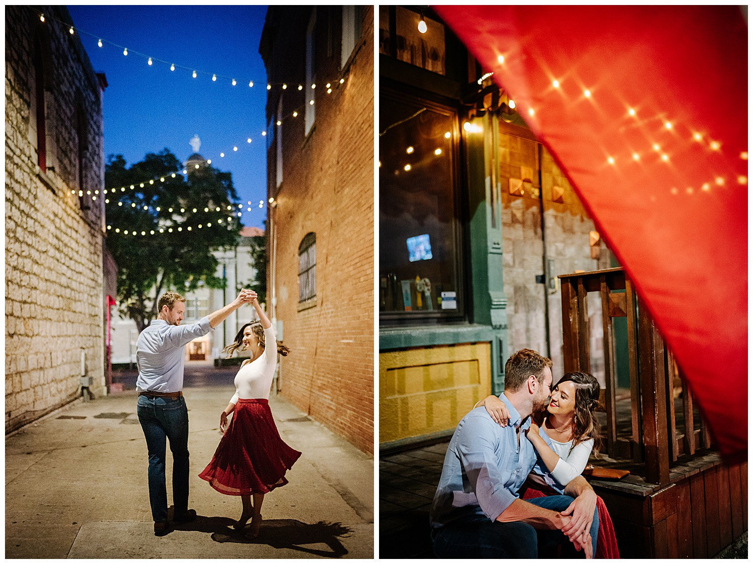 Jordan + Colters engagement session at Black Rabbit Saloon San Marcos 