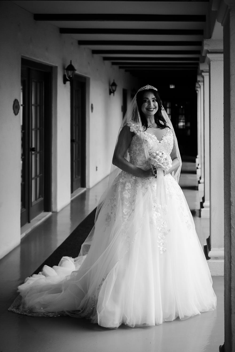 Gorgeous san antonio brde photographed on her wedding day at Omni La Mansion Riverwalk hotel in San Antonio Texas