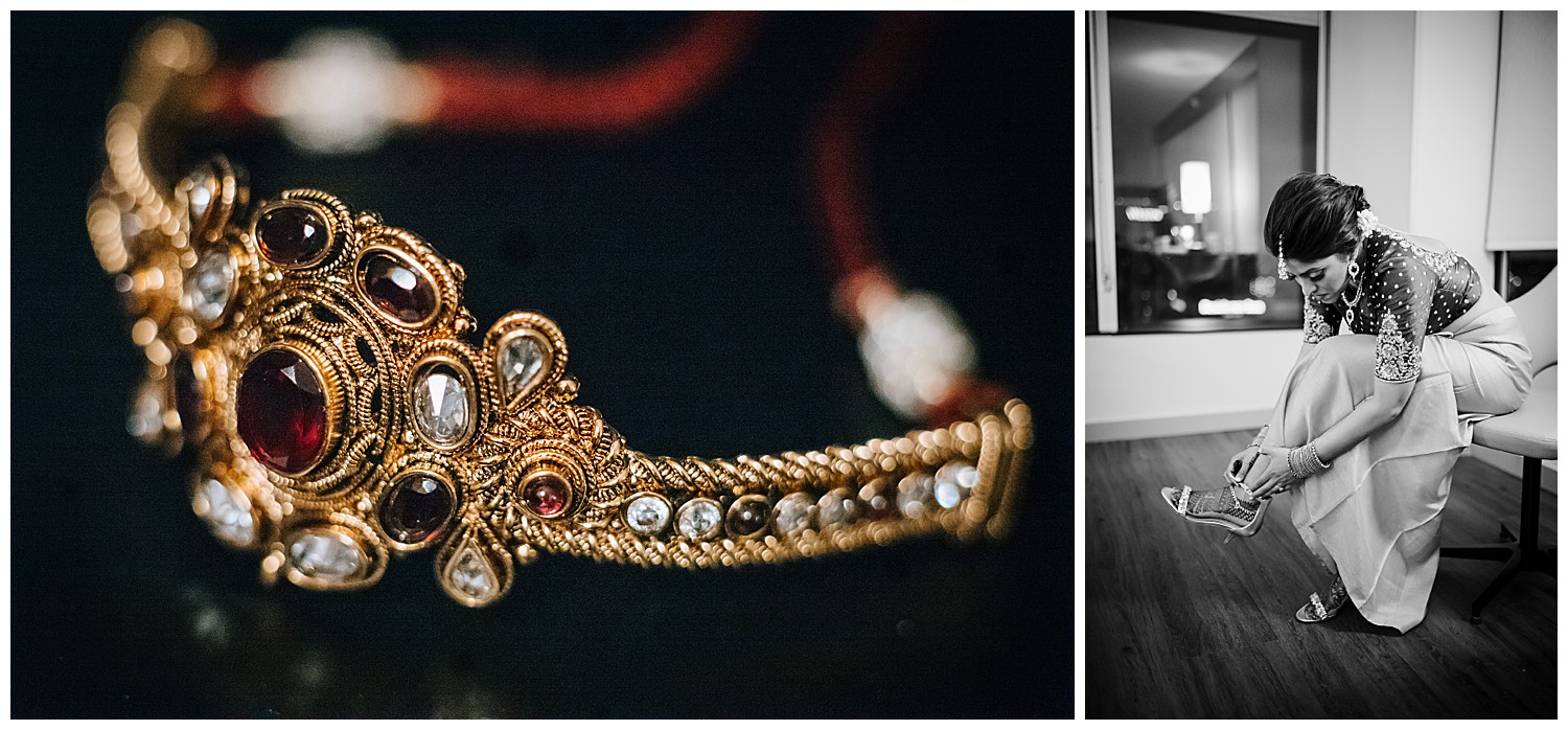 Details of a bracelet for a south asian wedding