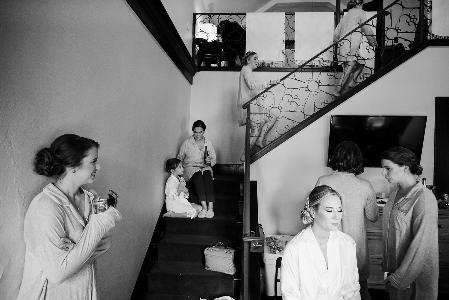 Photographed at Hotel Havana shows bride in foreground and room wide shot