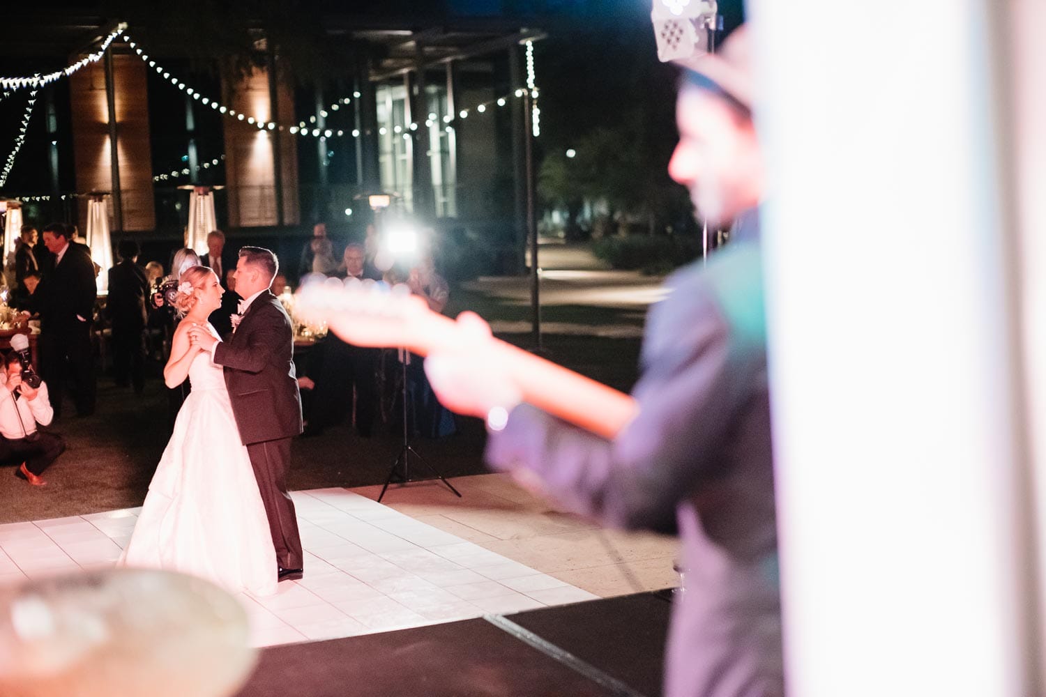 First dance photographed from backstage at The Witte Museum
