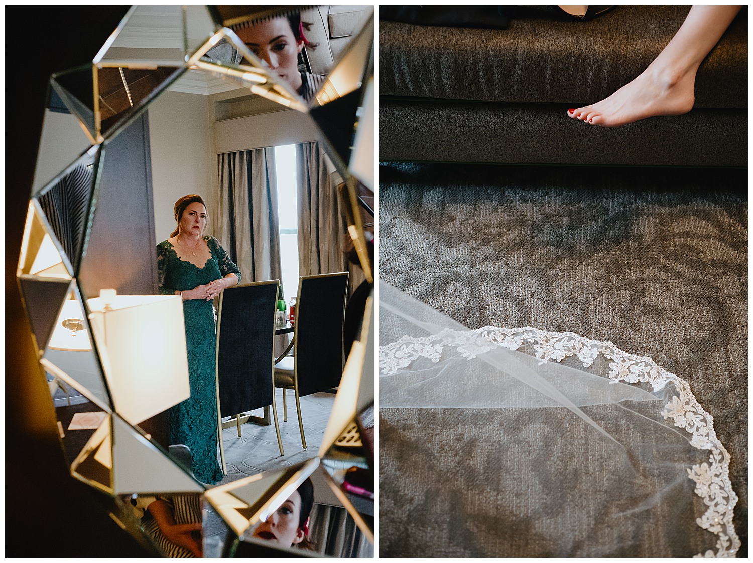 St Anthony Hotel Wedding getting ready winter wedding-Leica photographer-Philip Thomas Photography