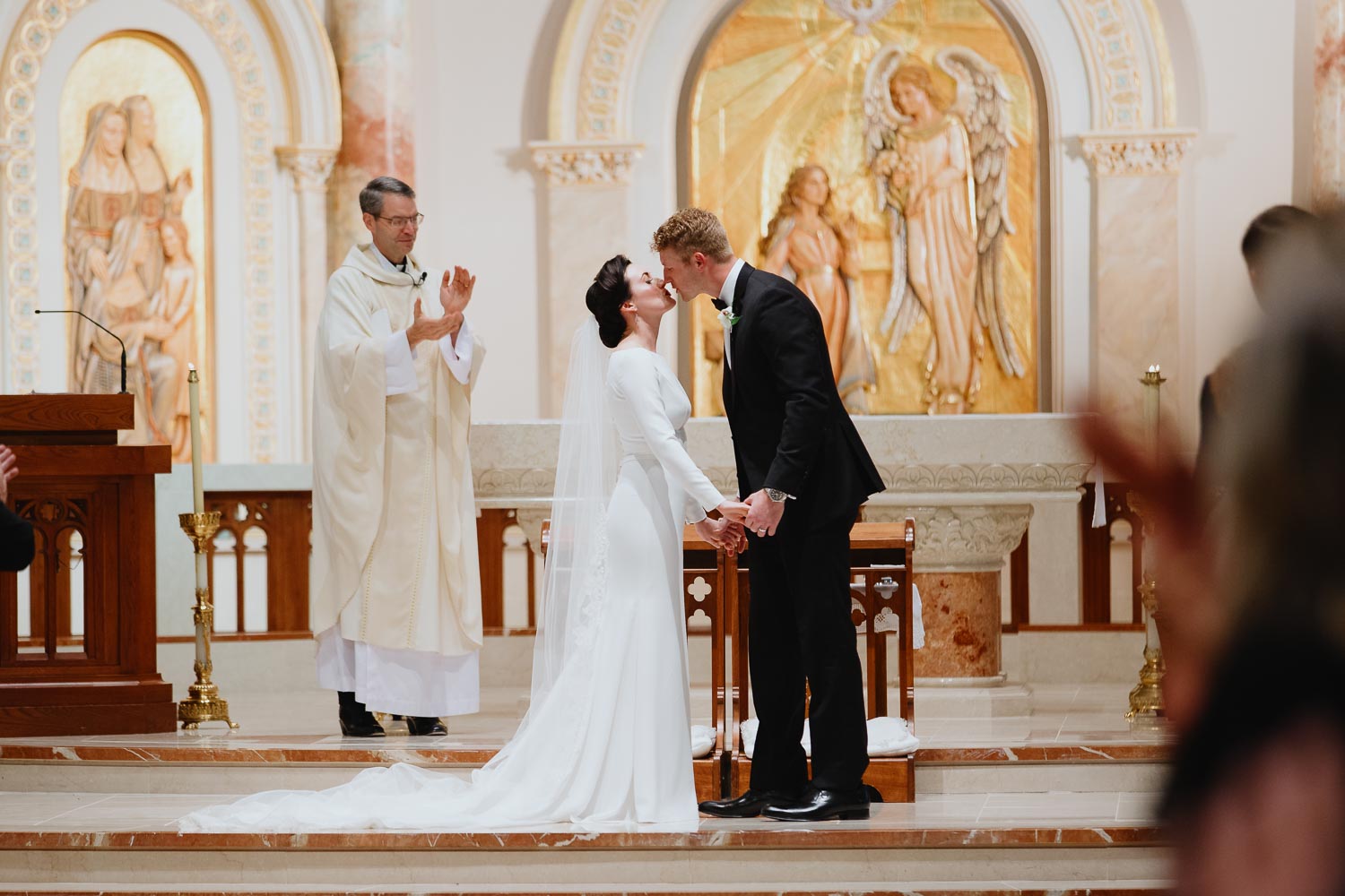 ncarnate Word Chapel San Antonio Wedding getting ready winter wedding-Leica photographer-Philip Thomas Photography