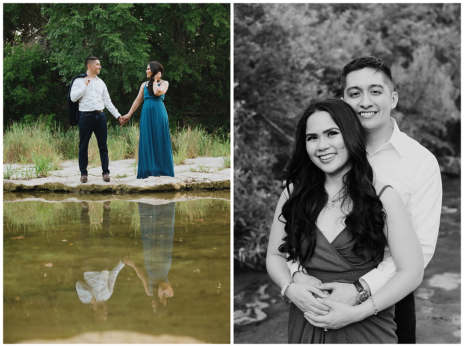 Bull District Park engagement session Austin Philip Thomas Photography