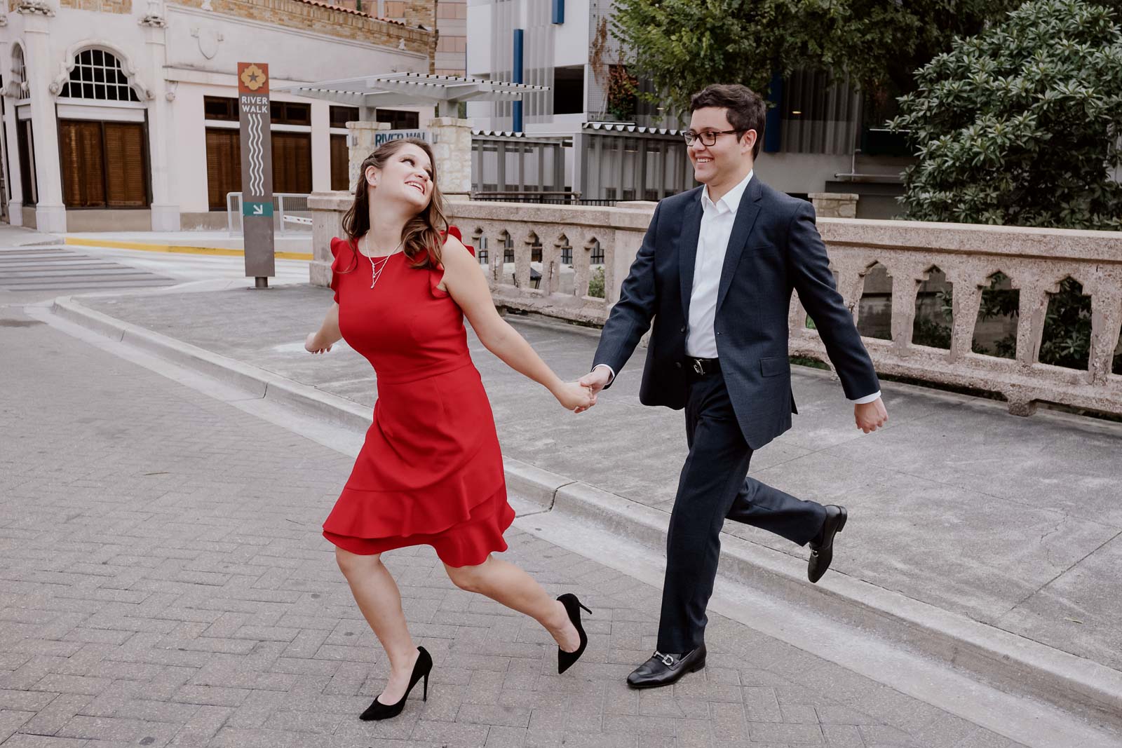 Leica Wedding Photographer-- 1San Antonio engagement shoot downtown - Philip Thomas