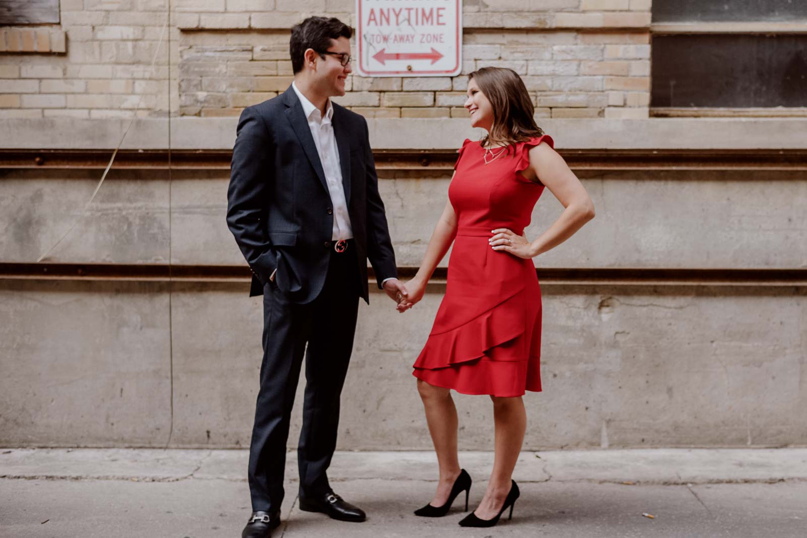 Leica Wedding Photographer-- 1San Antonio engagement shoot downtown - Philip Thomas