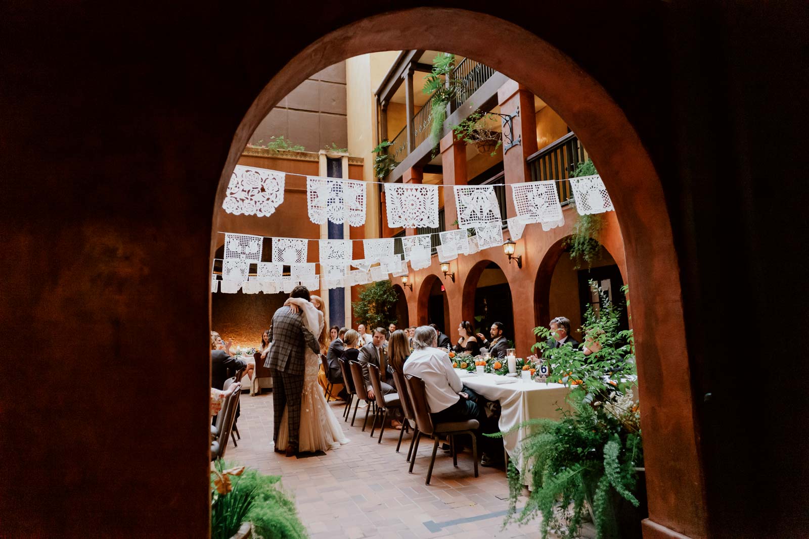 First dance wedding celebrations at Hotel Valencia, San Antonio Texas